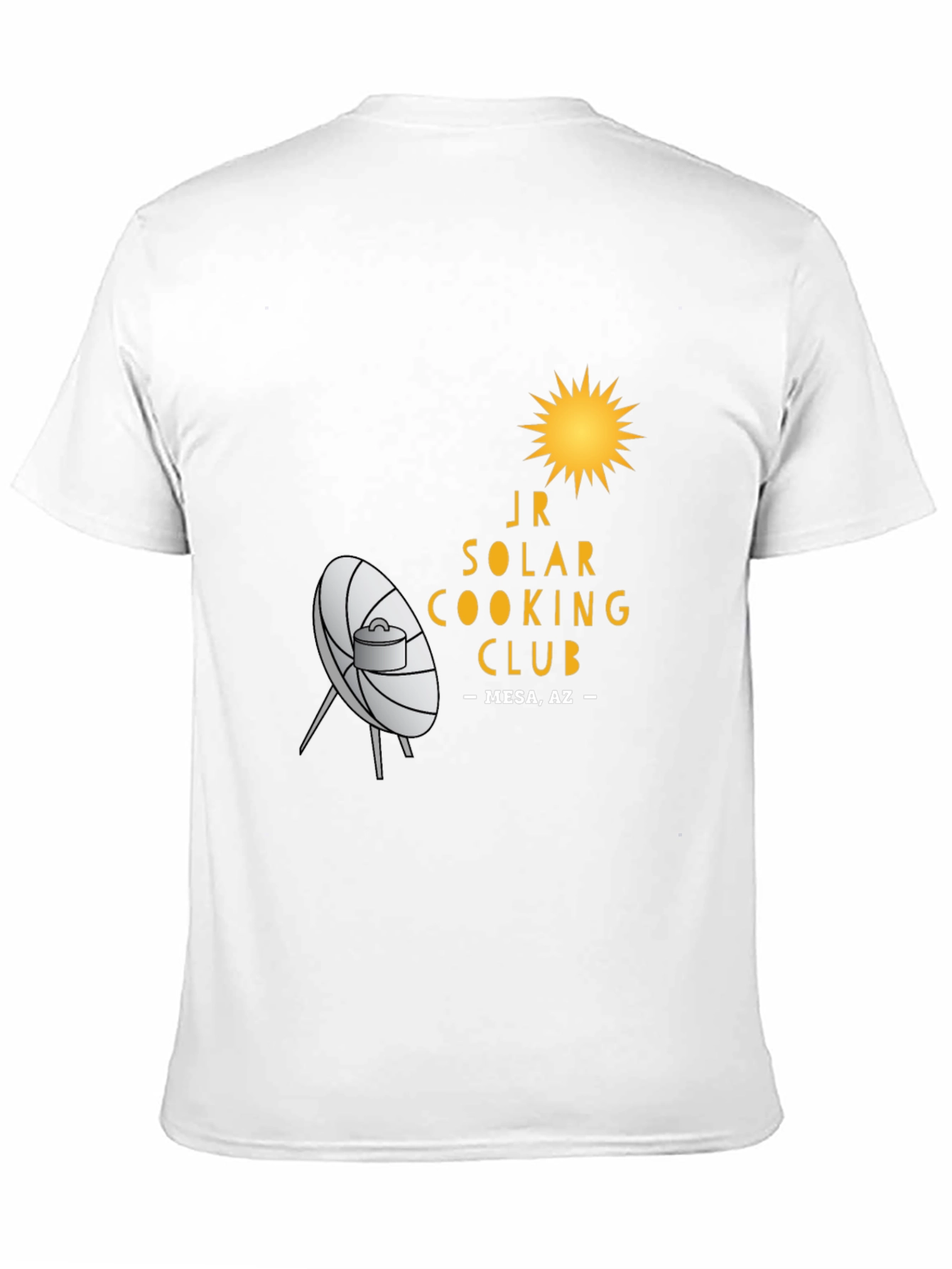 Black JR Solar Cooking Club Black T-Shirt view 11