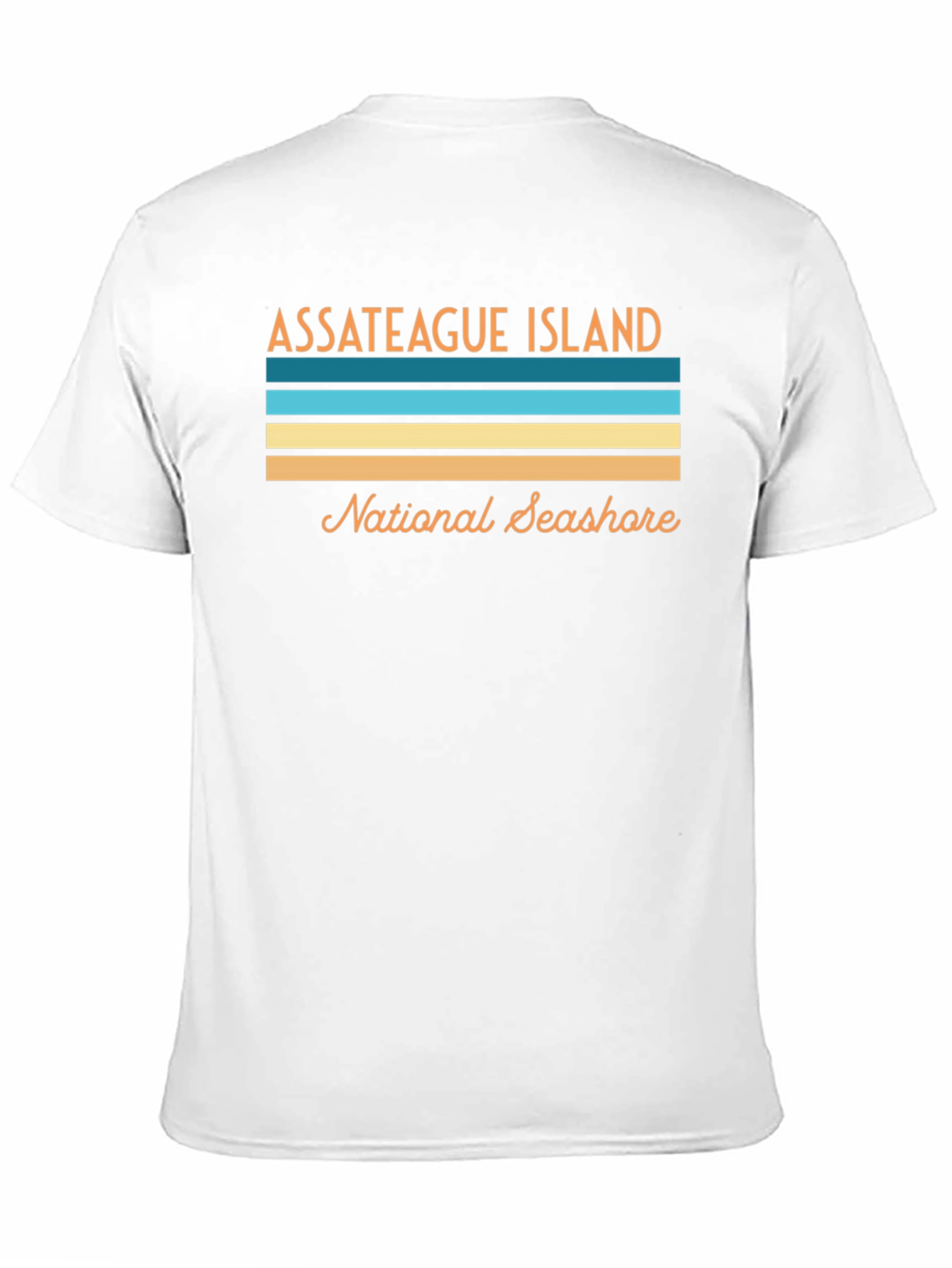 Black Assateague Island National Seashore Retro Tee view 11