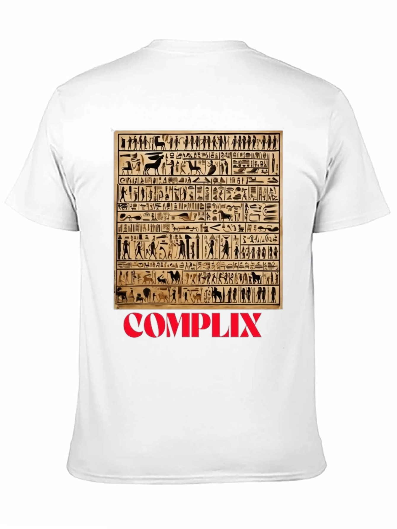 Black Complix Egyptian Hieroglyphic T-Shirt view 11