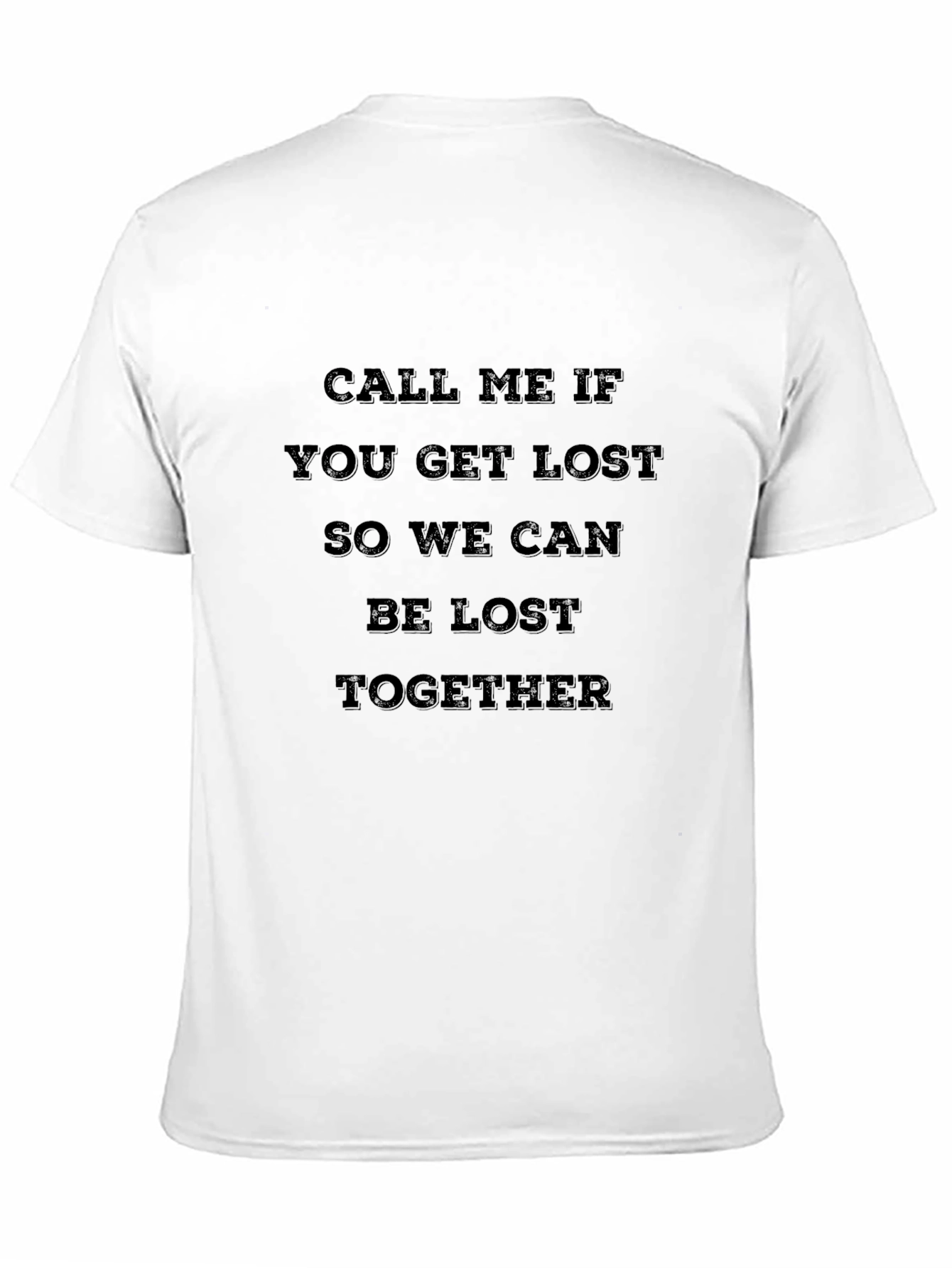 Black Lost Together Graphic Tee view 11