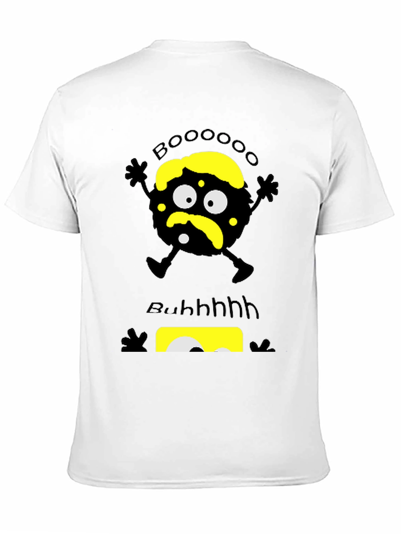 Black Boo! Spooky Graphic Print T-Shirt view 11