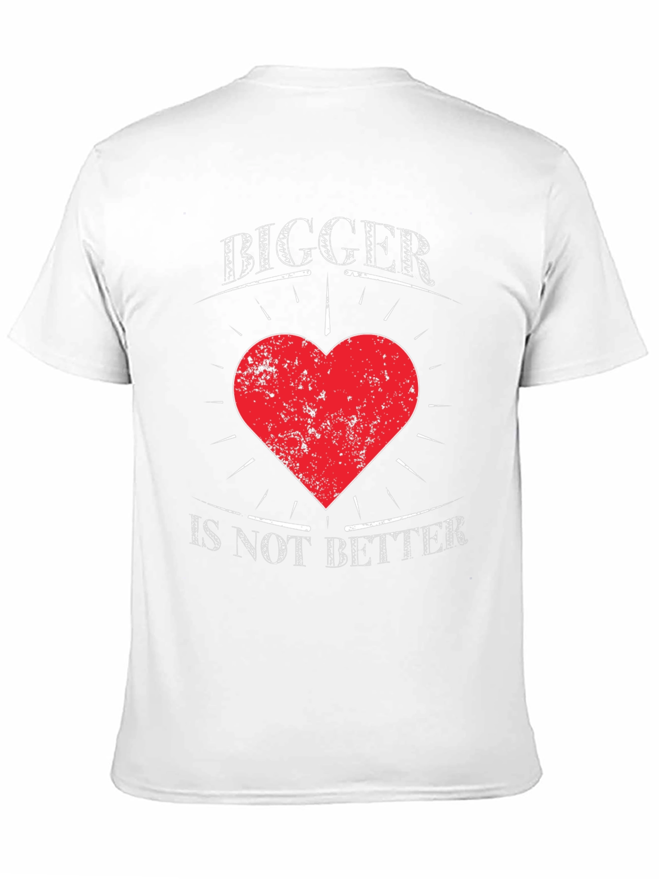 Black Bigger Is Not Better T-Shirt view 11