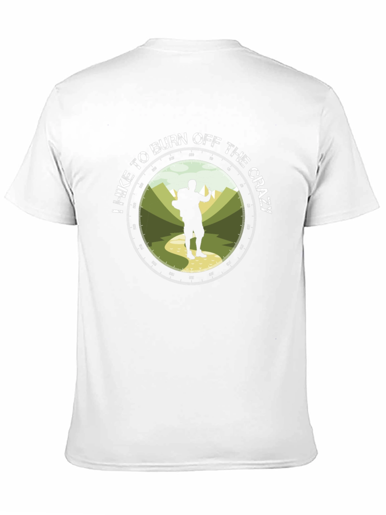 Black Hiking Burn Off Crazy Graphic Tee view 11