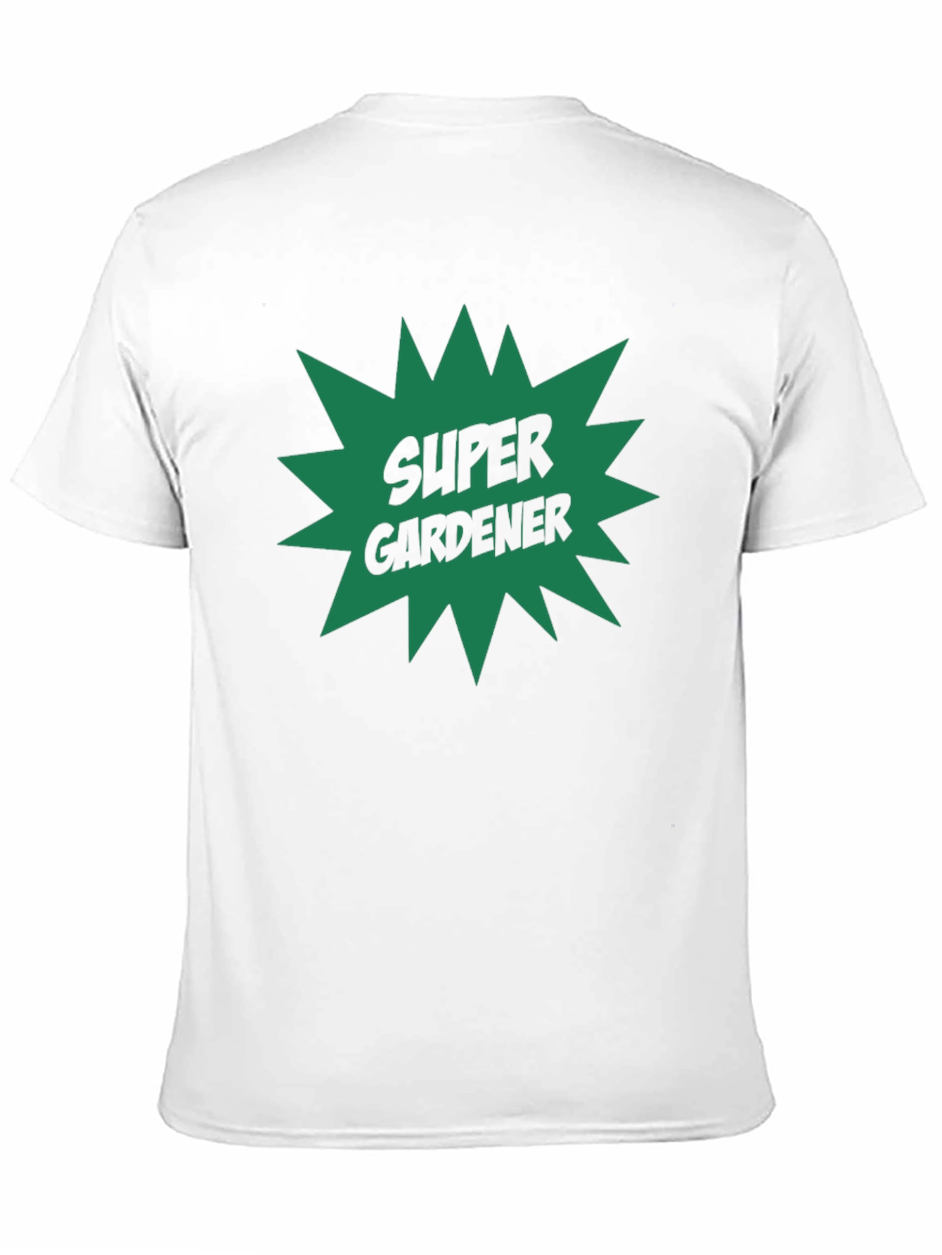 Black Super Gardener T-Shirt - Black Crew Neck Tee view 11