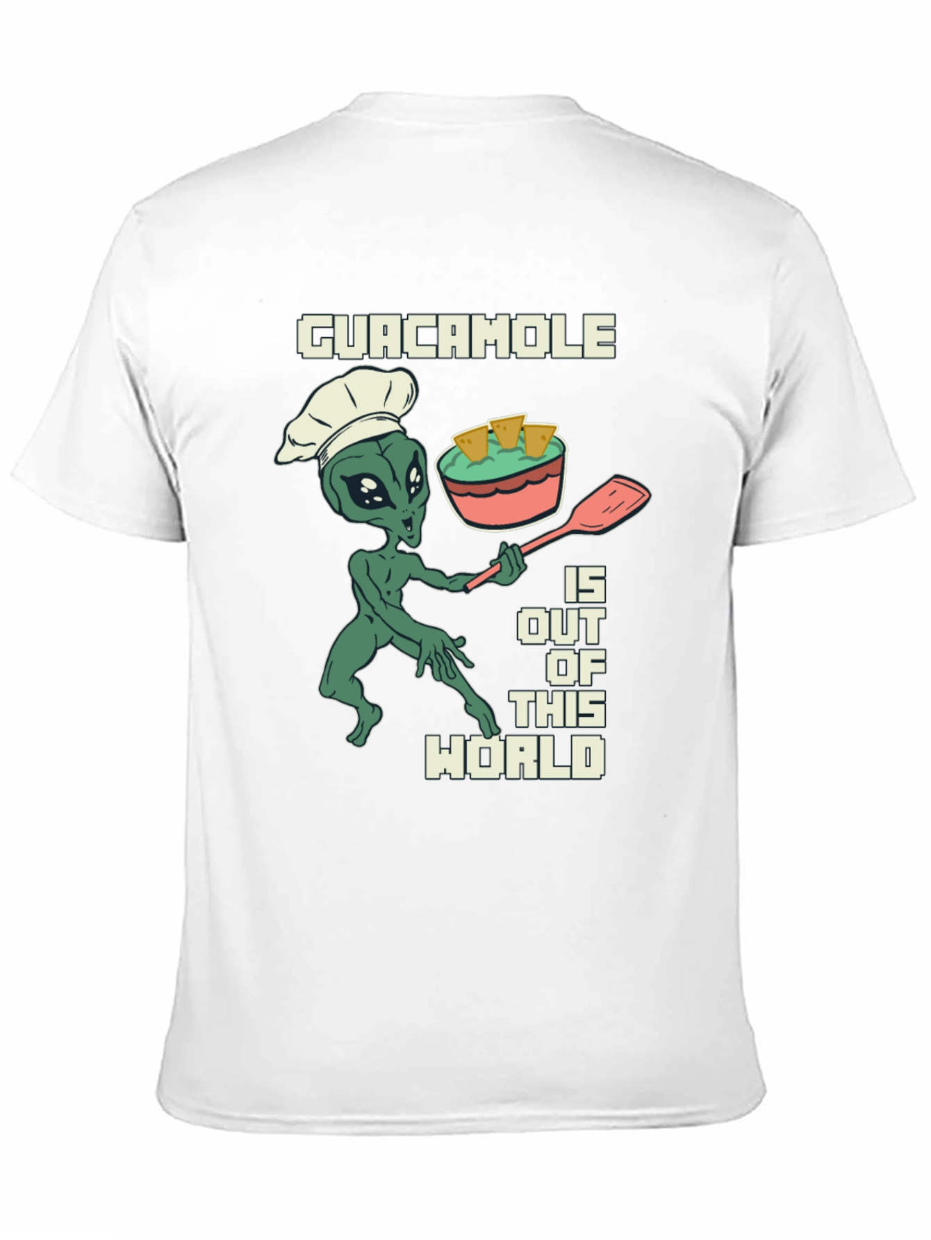 Guacamole Alien Chef Graphic T-Shirt - 11