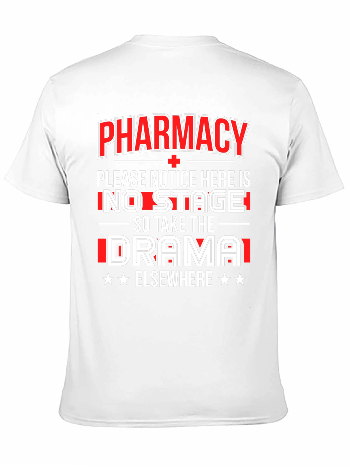 Black Pharmacy No Drama T-Shirt view 11