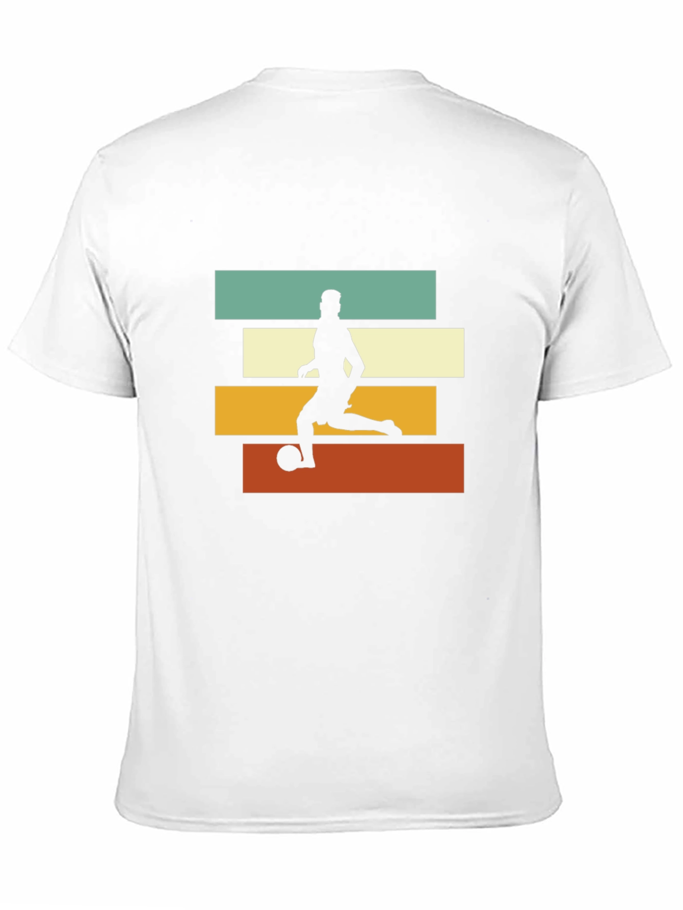 Black Retro Soccer Player Graphic Tee - Black view 11