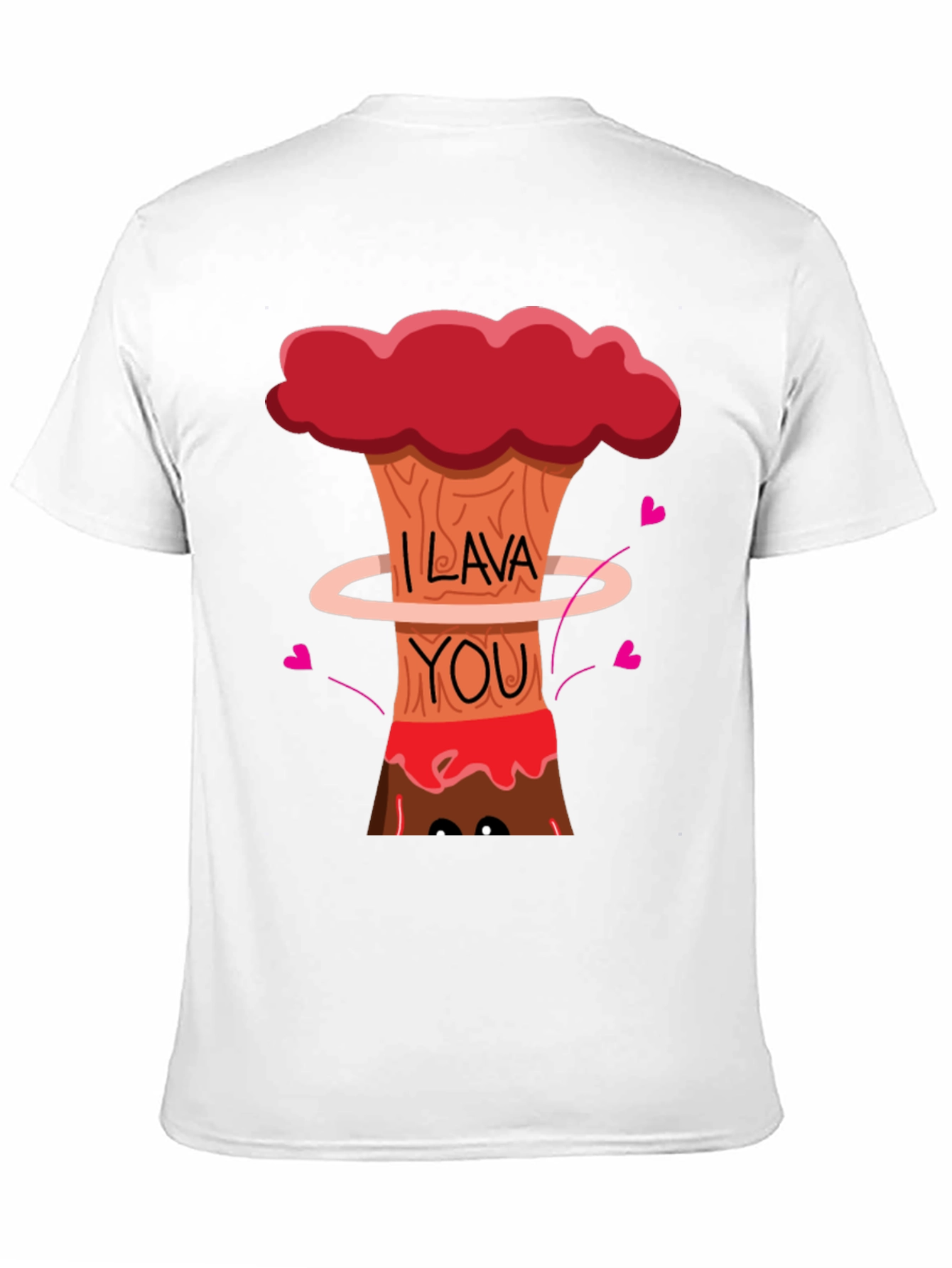 Black I Lava You Graphic Tee - Volcanic Love! view 11