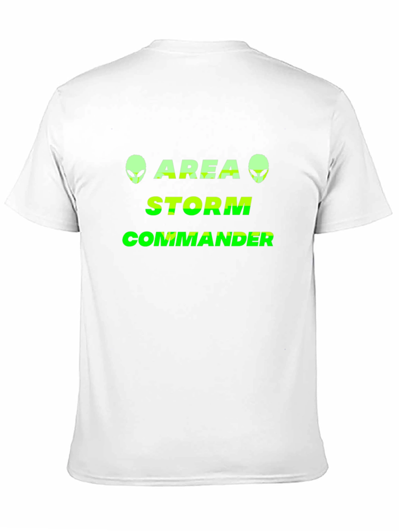 Black Area Storm Commander Alien Graphic T-Shirt view 11