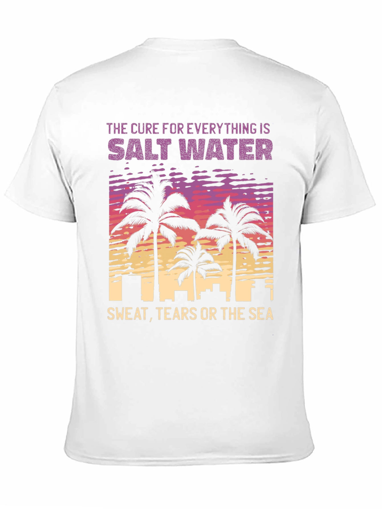 Black Salt Water Cure T-Shirt - Beach Lover Tee view 11