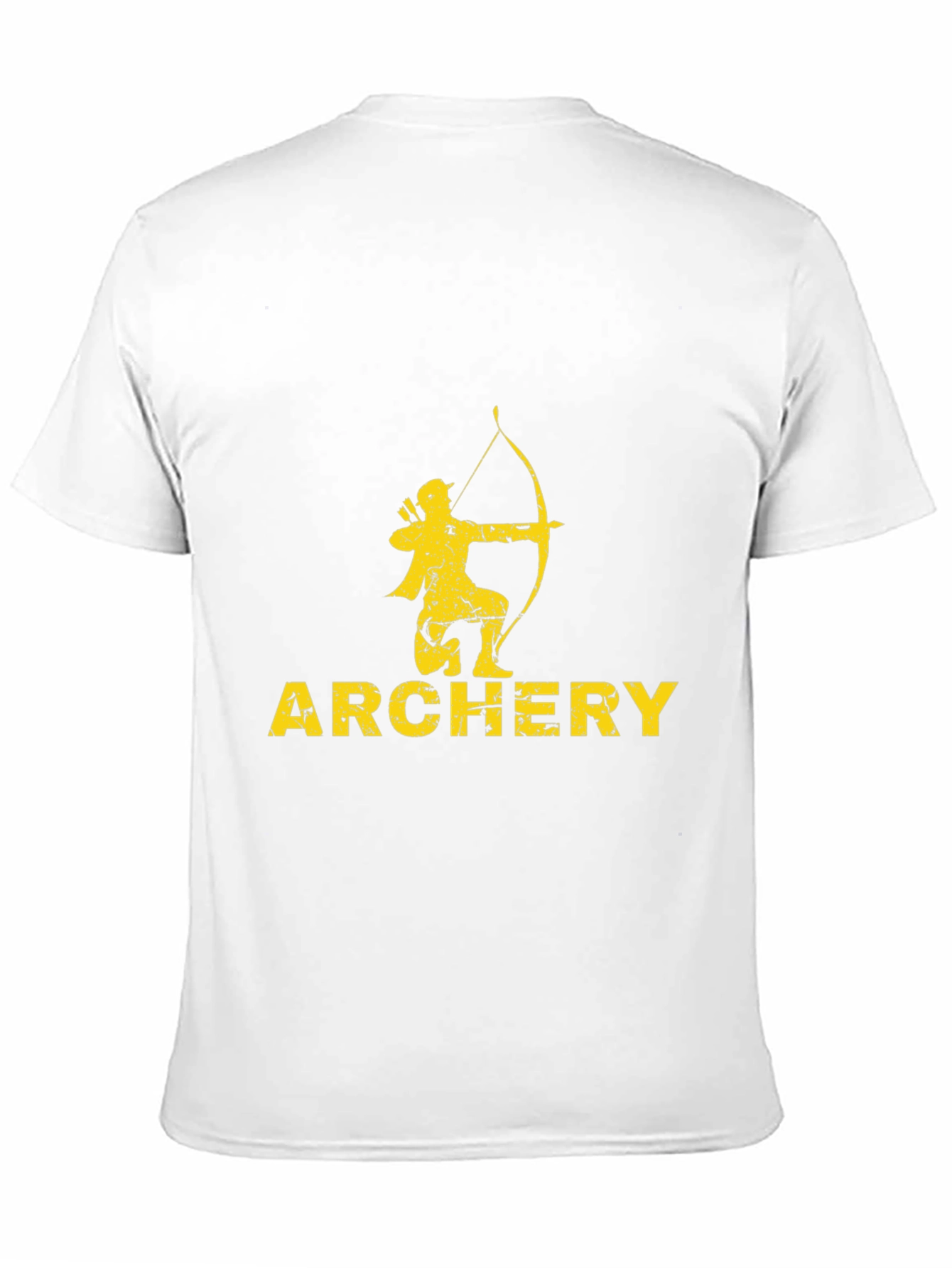 Black Archery T-Shirt - Black Tee with Archer Graphic view 11