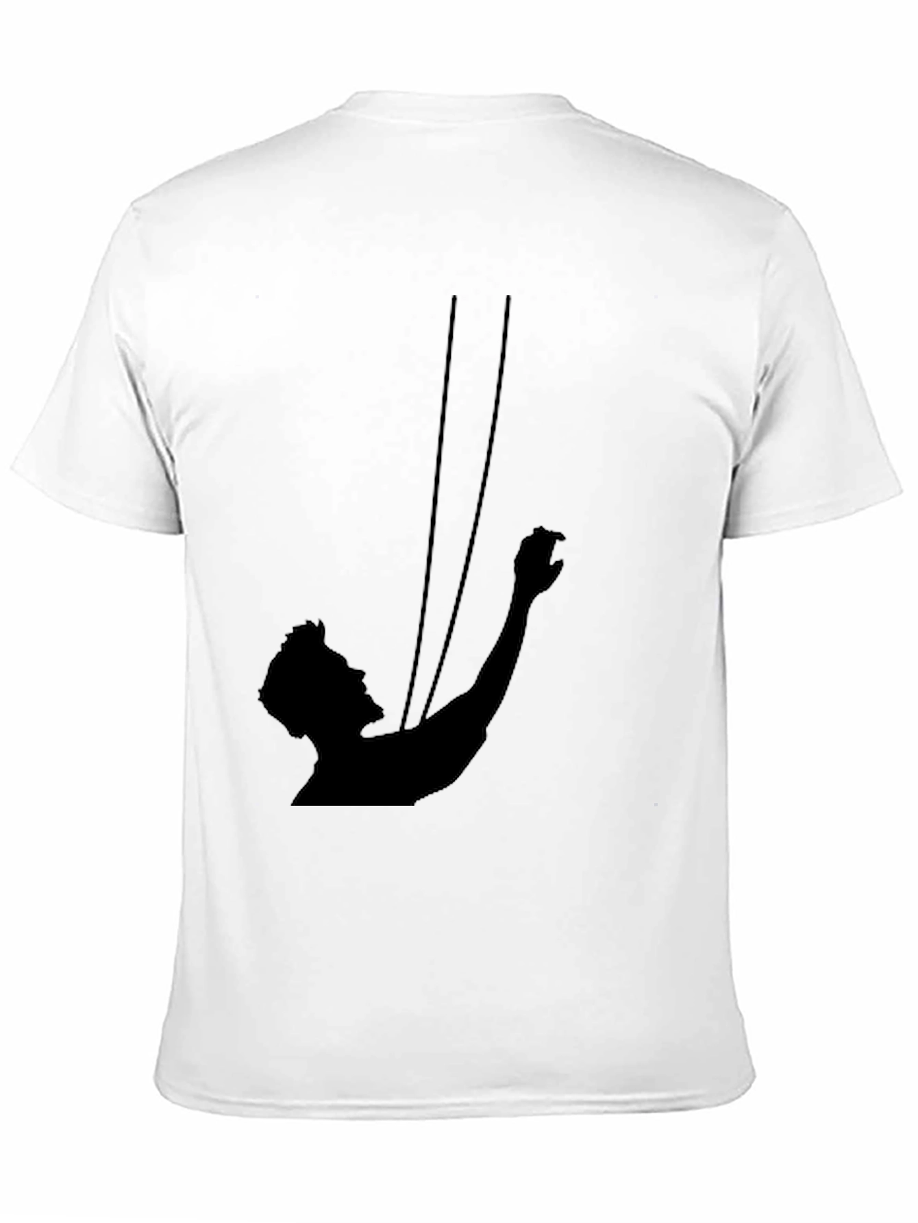 Black Silhouette String Theory Graphic Tee - Black view 11