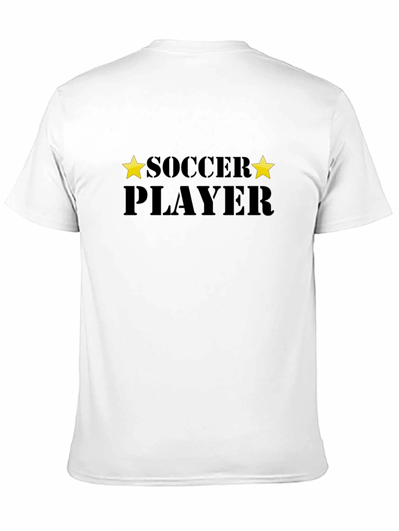 Black Soccer Player Graphic T-Shirt view 11