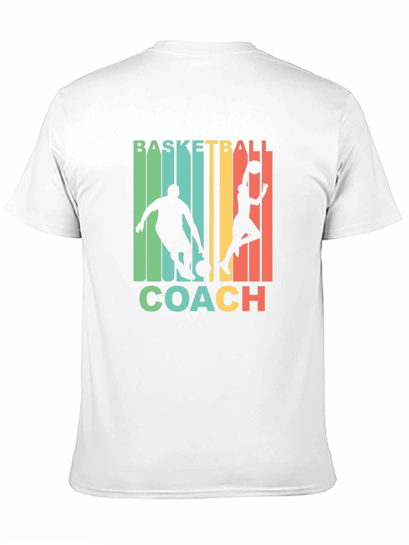 Black Basketball Coach Graphic T-Shirt view 11