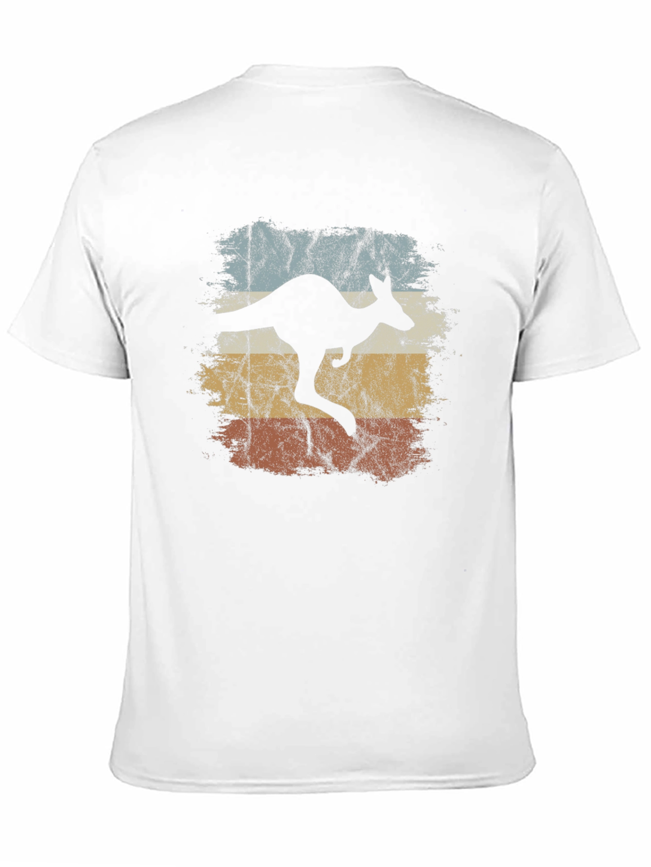 Black Retro Kangaroo Graphic T-Shirt - Vintage Style Tee view 11