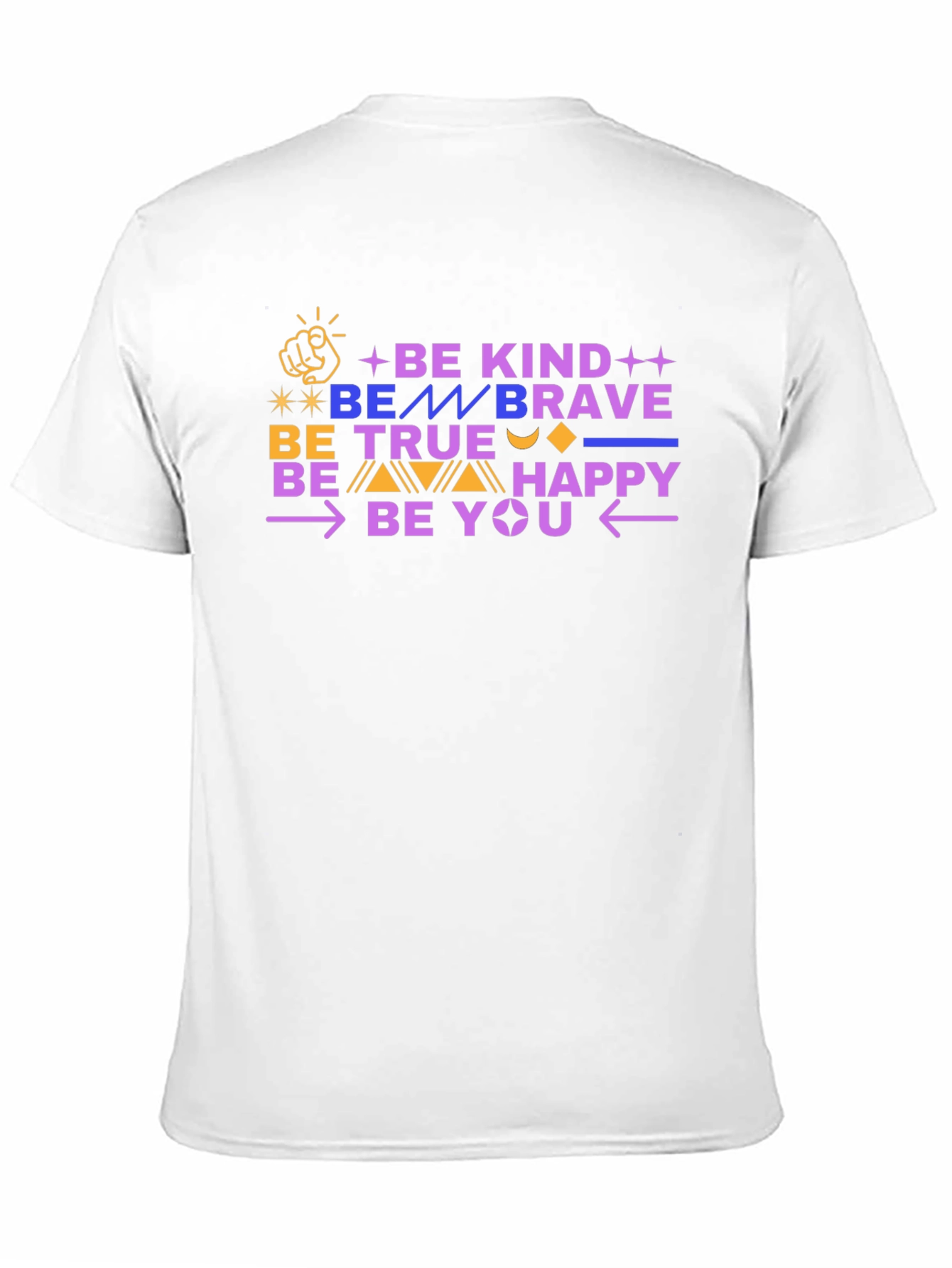 Black Be Kind Be Brave Graphic Tee - Unisex Soft Cotton T-Shirt view 11