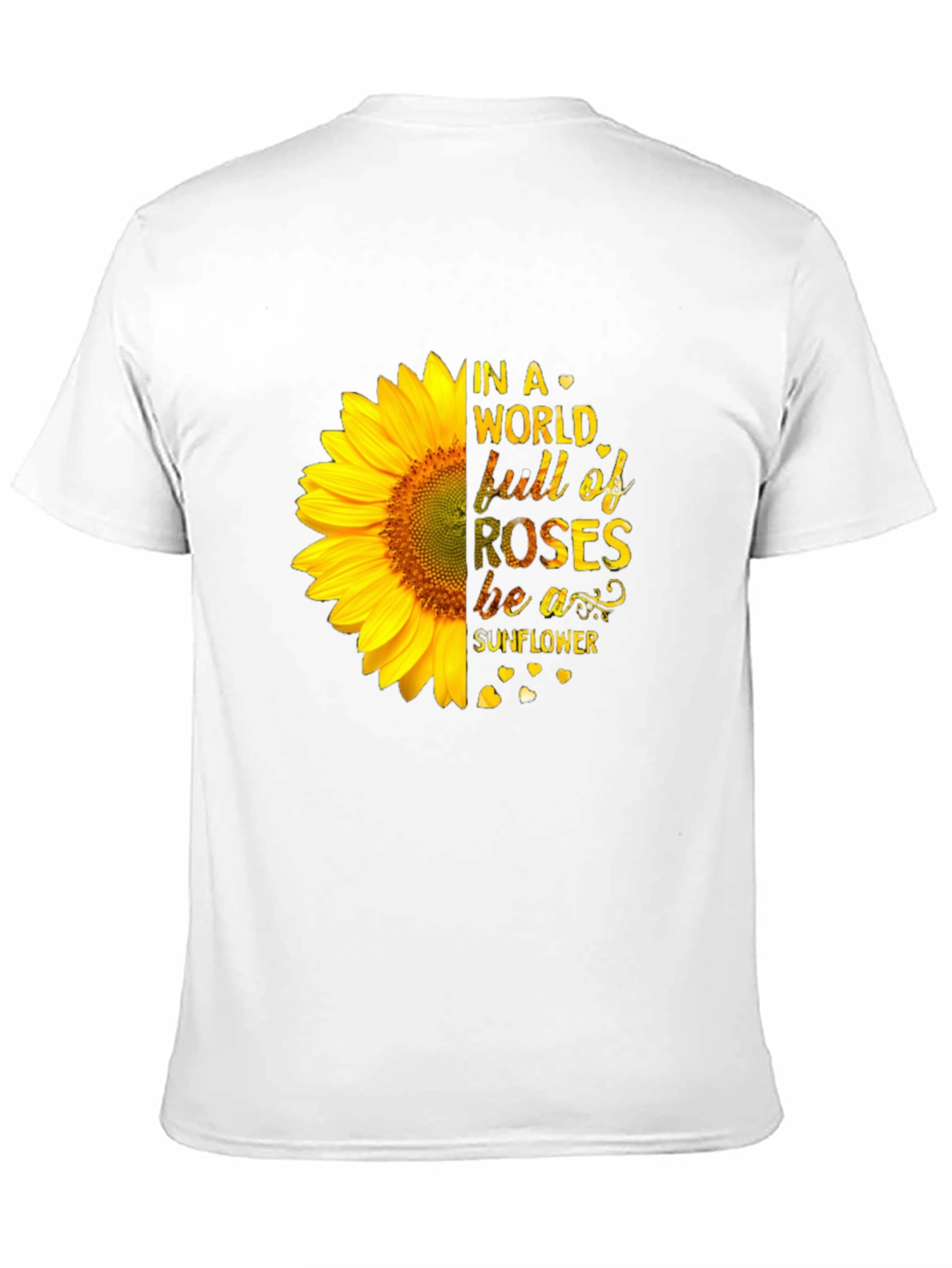 Black Sunflower Graphic Tee - "Be a Sunflower" view 11