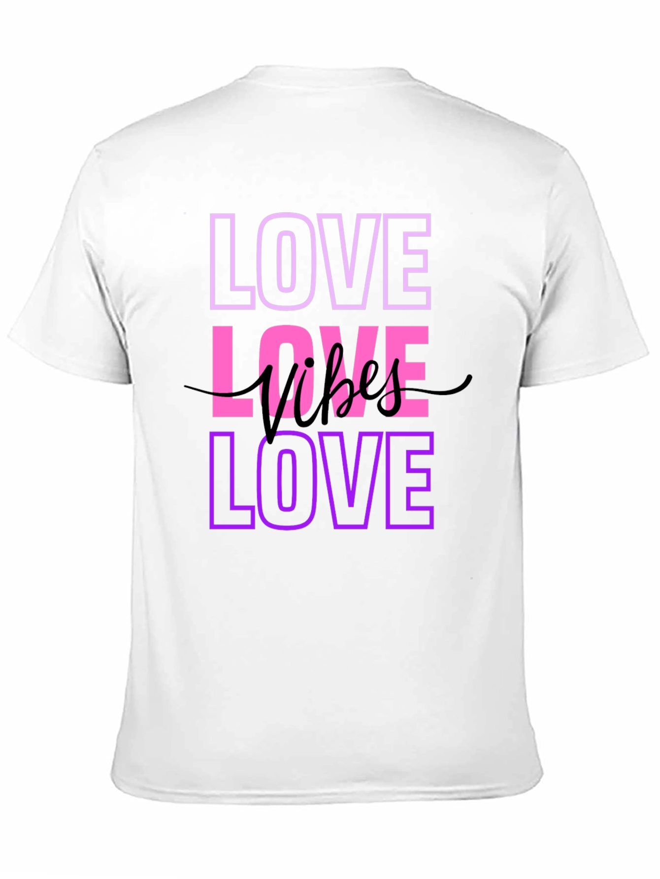 Black Love Vibes T-Shirt - Stylish Graphic Tee view 11