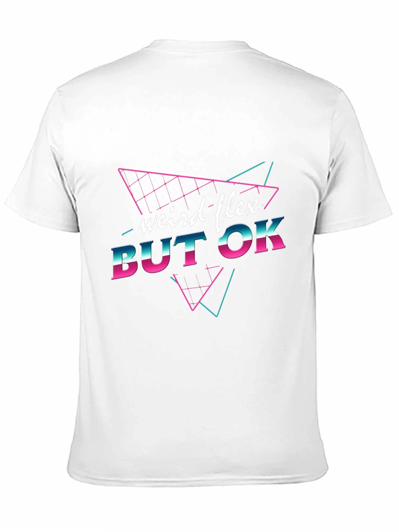 Black Weird Flex But OK Black Graphic T-Shirt view 11