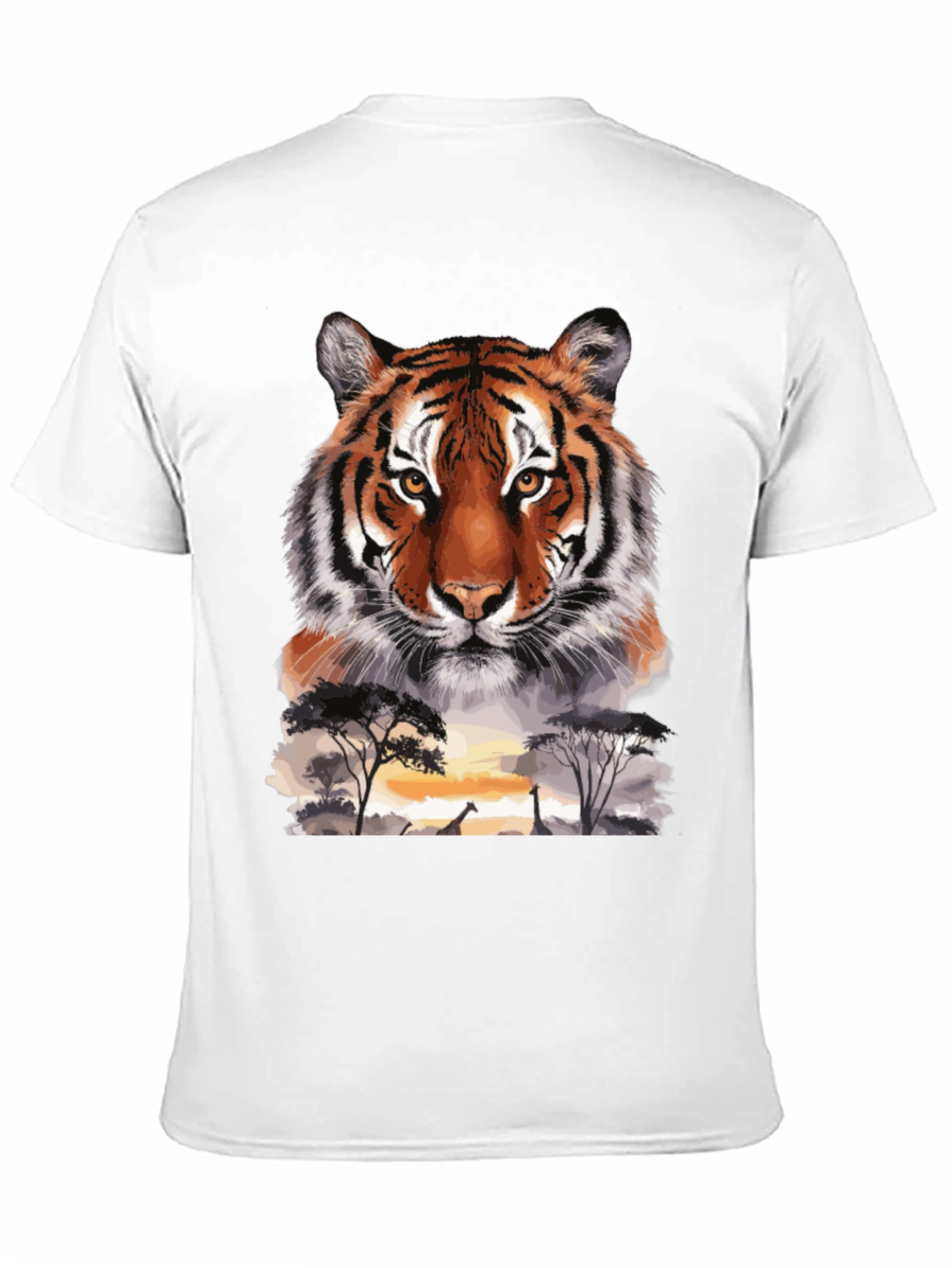 Black Tiger Safari Graphic Tee - Wildlife Adventure Shirt view 11