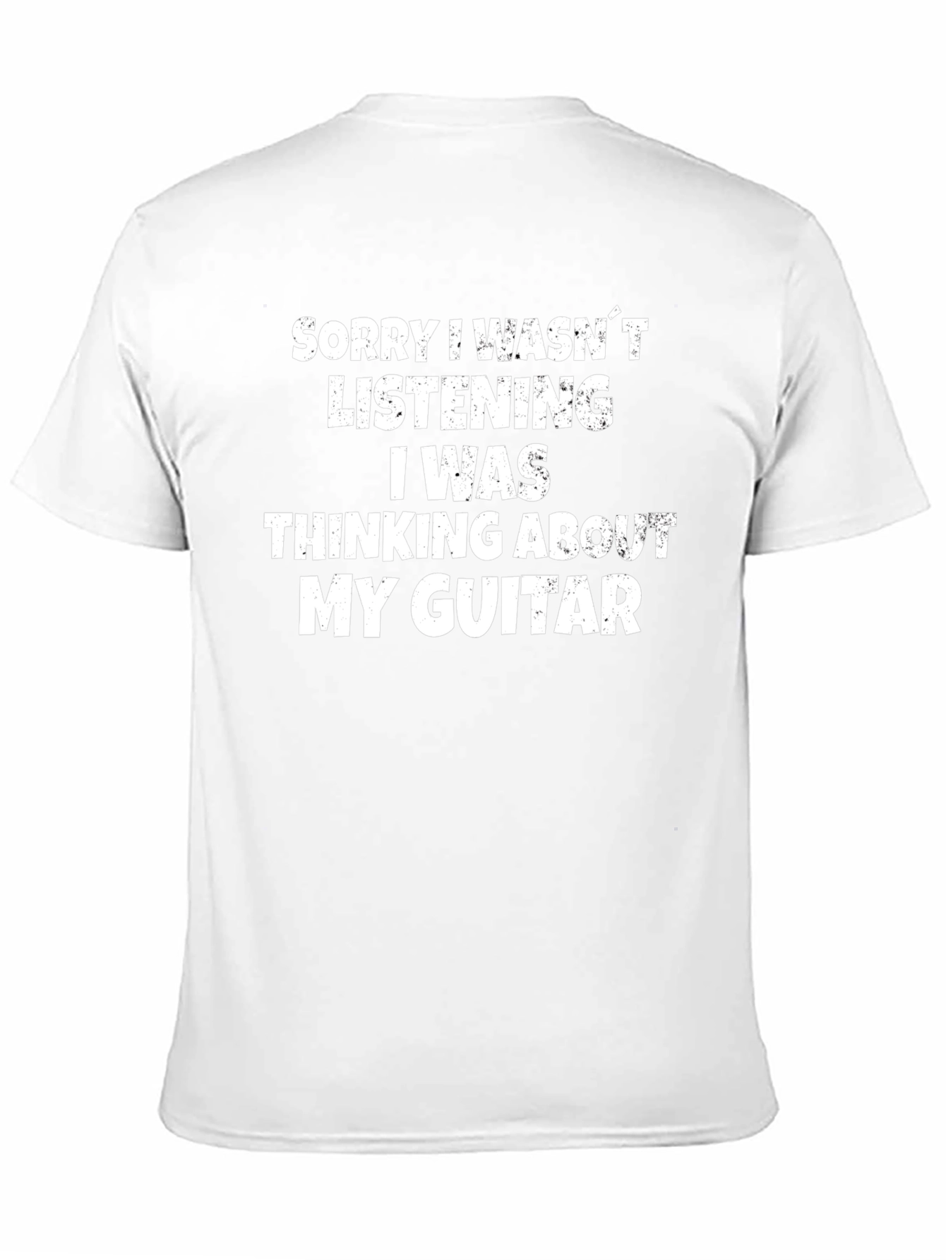 Black Guitar Obsession T-Shirt - Musician Humor Tee view 11