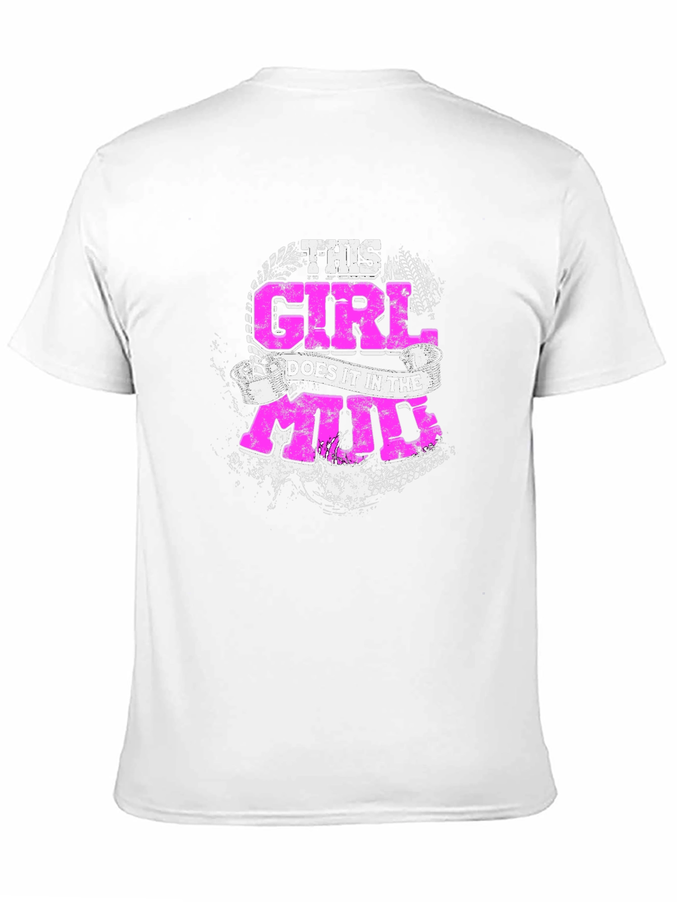 Black This Girl Does It in The Mud T-Shirt view 11