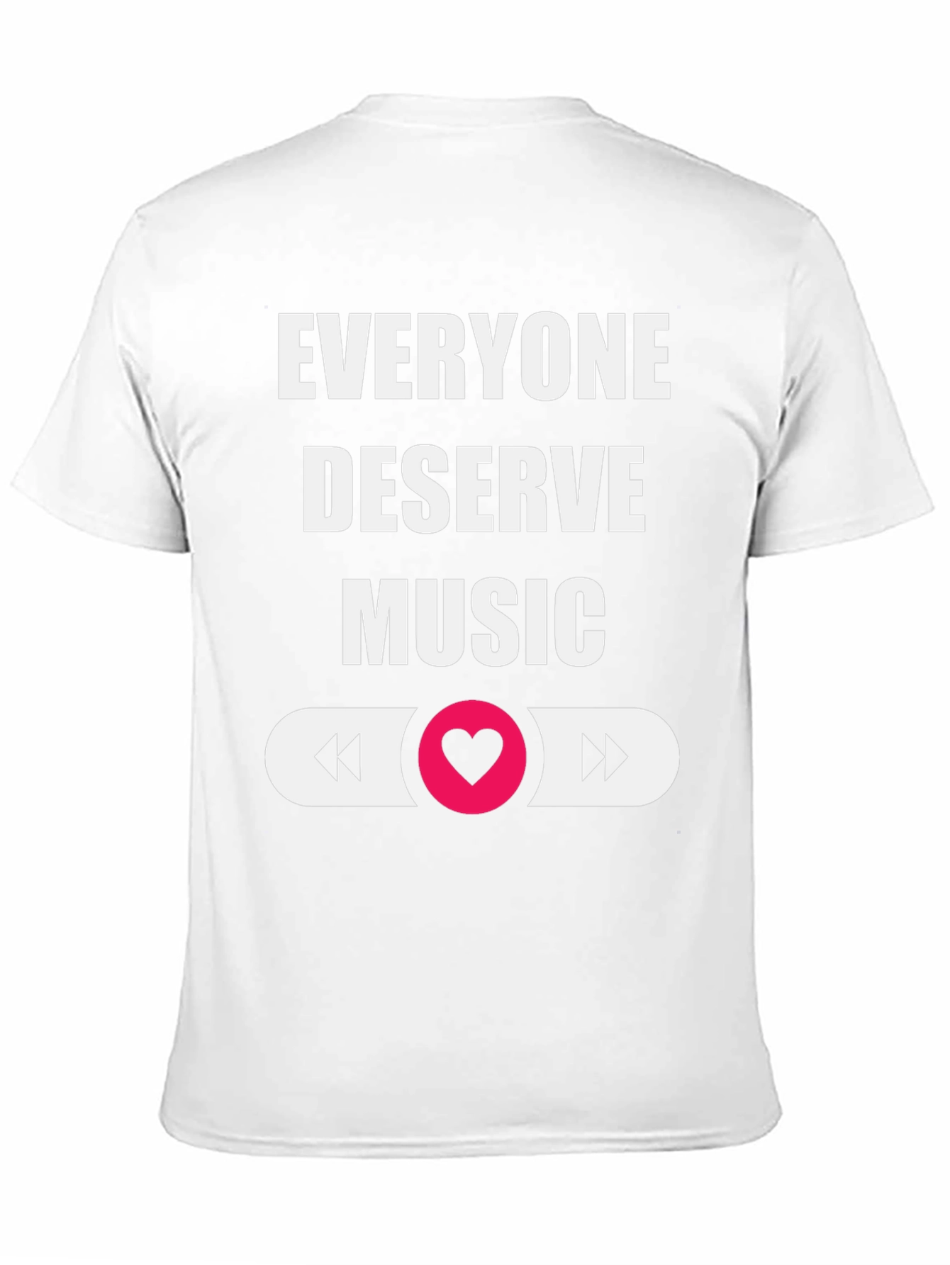 Black Everyone Deserves Music Graphic Tee view 11