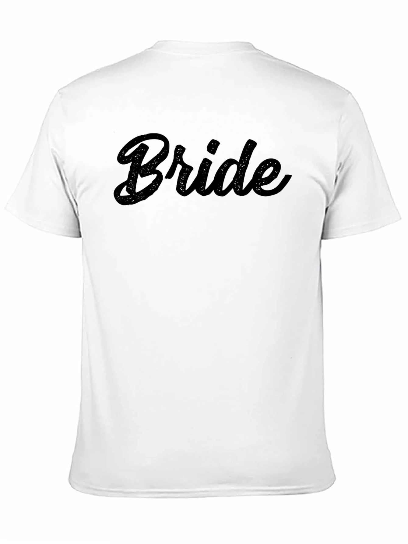 Black Bride Script Black T-Shirt view 11