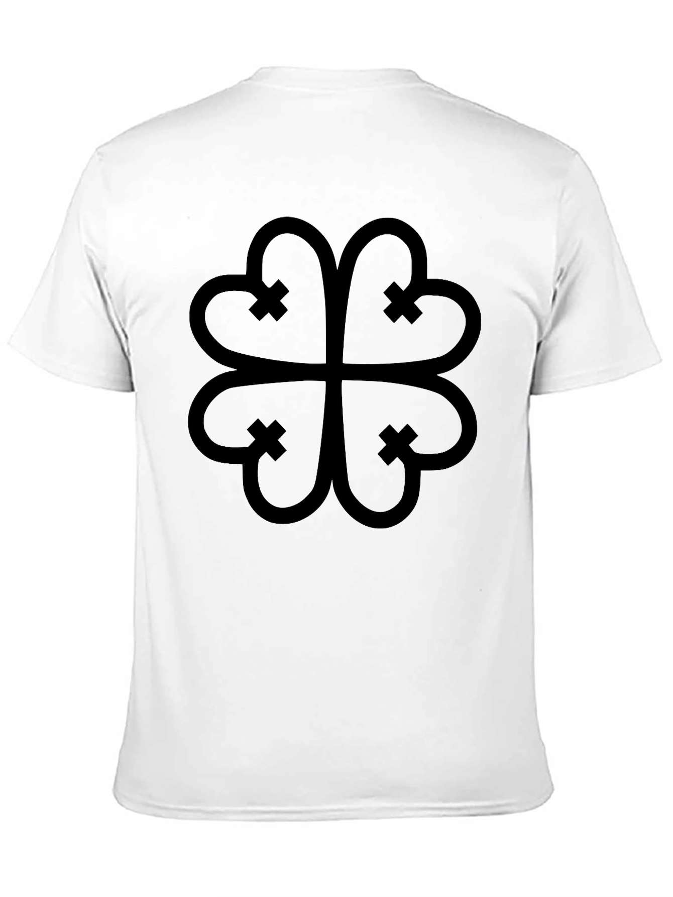 Black Adinkra Symbol Graphic Tee - Black Casual Shirt view 11