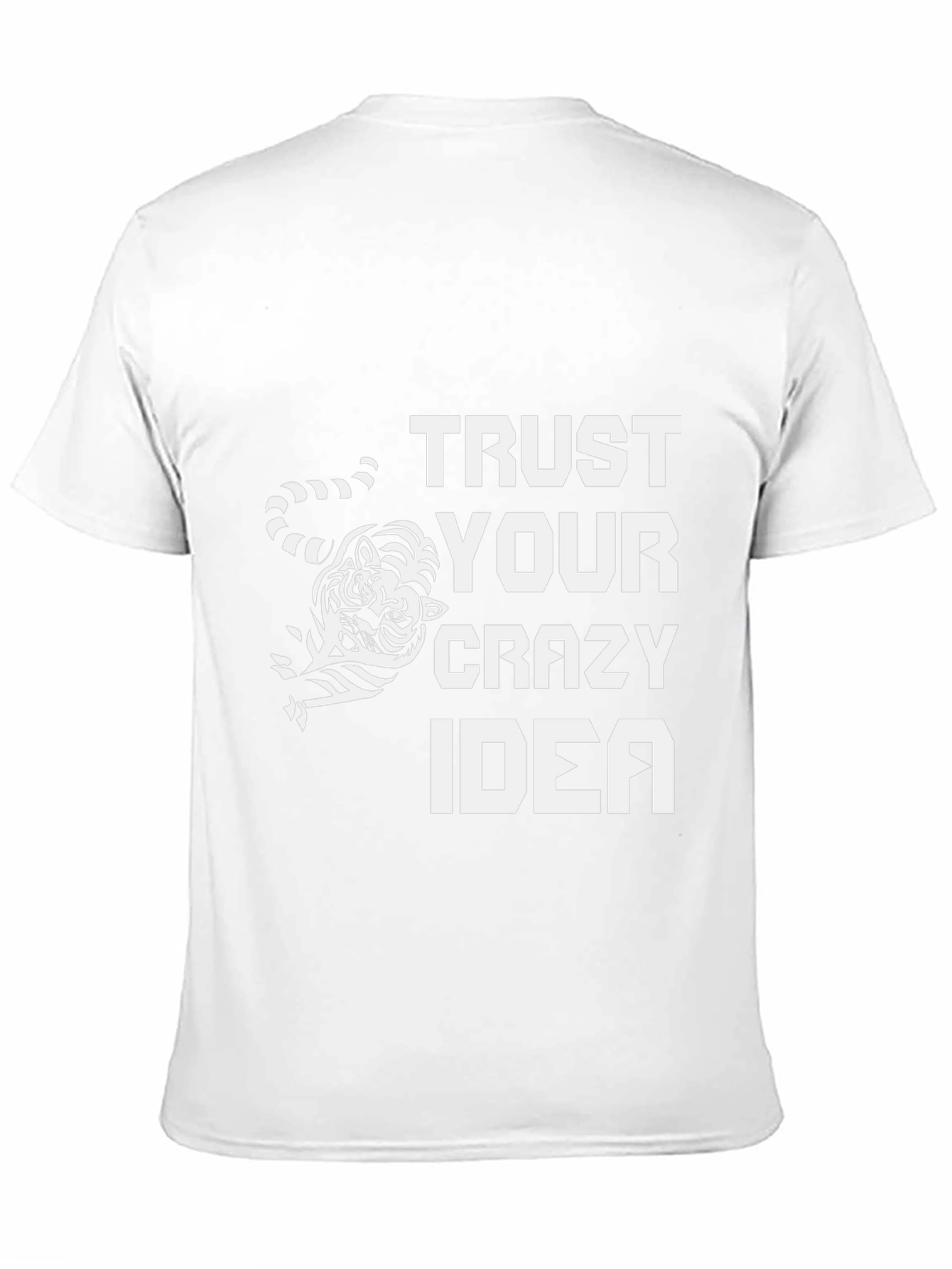Black Trust Your Crazy Idea Graphic Tee view 11