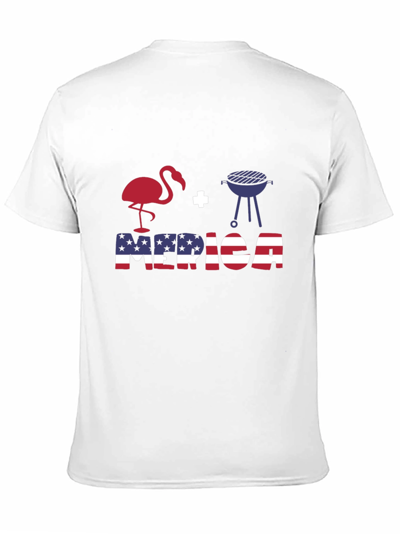 Black Flamingo+Grill Merica T-Shirt view 11