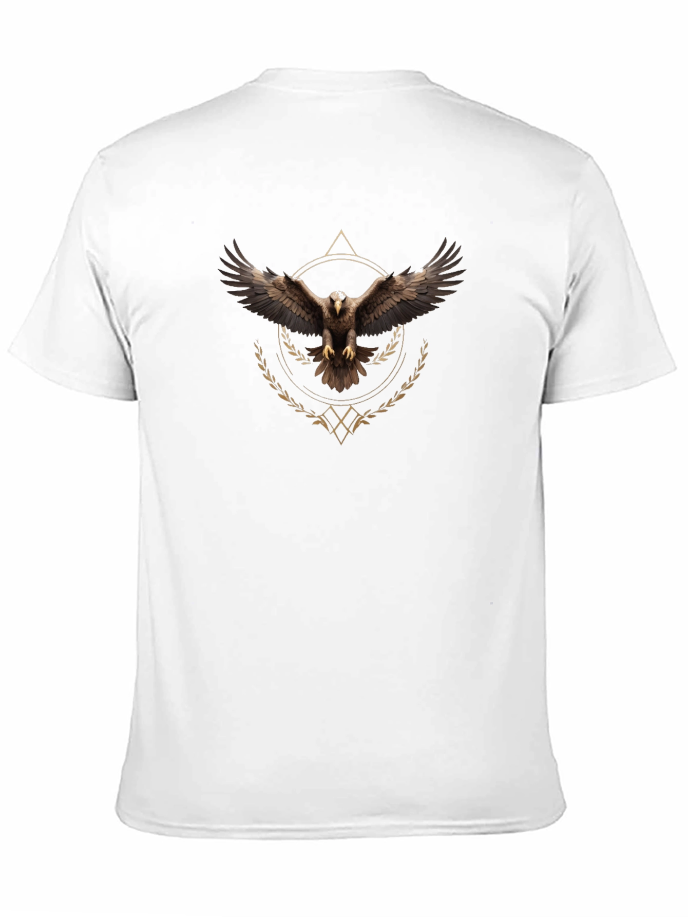 Black Eagle Graphic Tee - Black Cotton Blend view 11