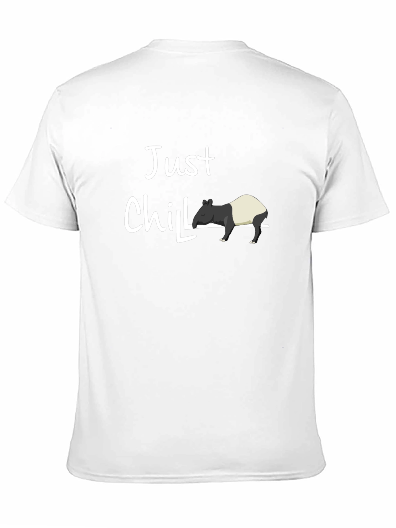 Black Just Chill Tapir Graphic Tee - Black view 11
