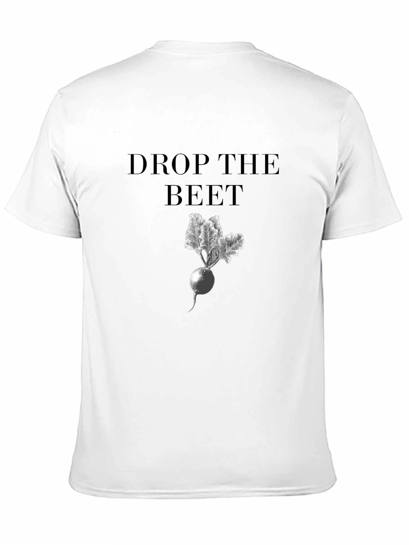 Black Drop the Beet Graphic Tee - Trendy Black T-Shirt view 11