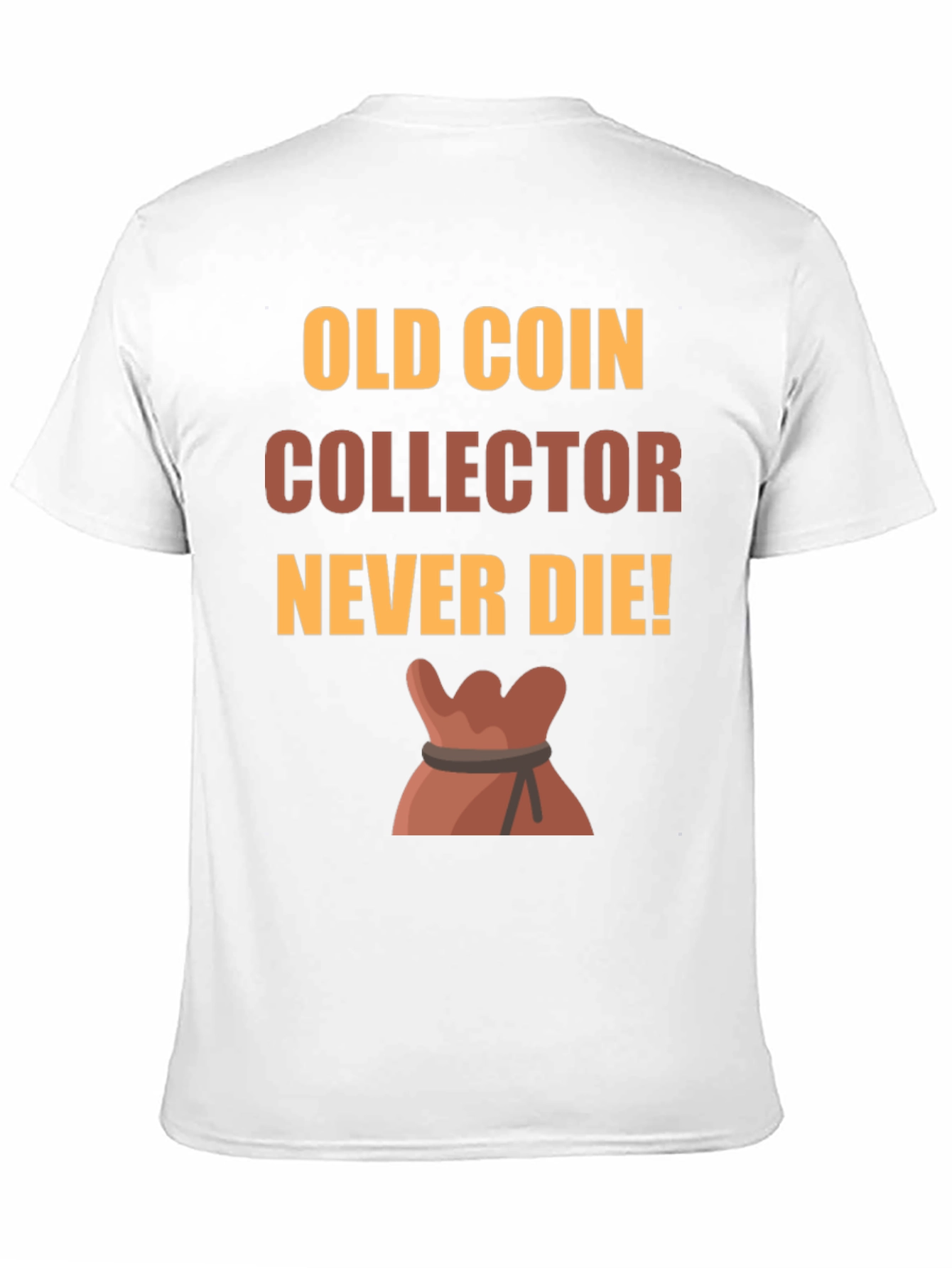 Black Old Coin Collector T-Shirt - Never Die! view 11