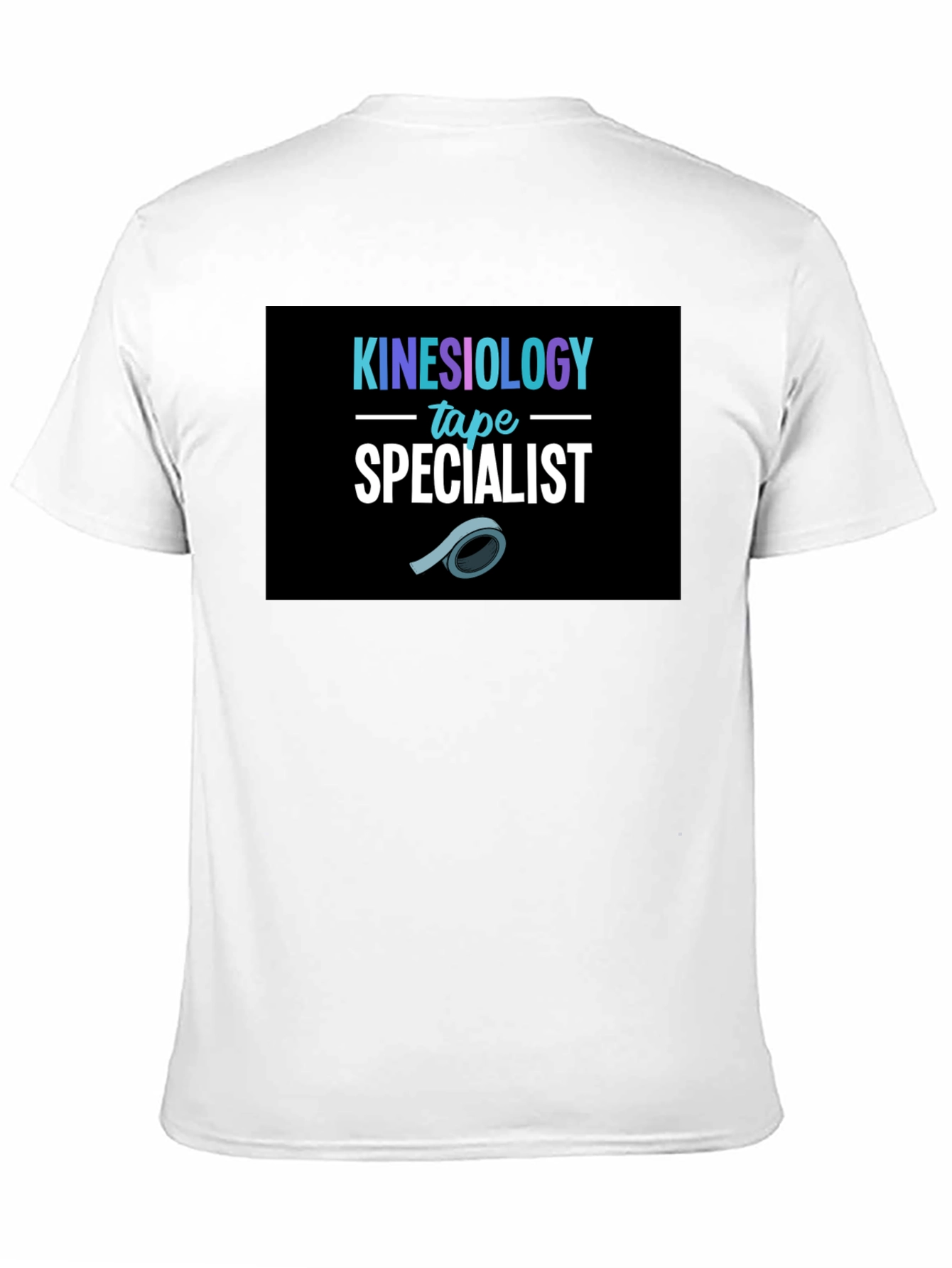Black Kinesiology Tape Specialist T-Shirt view 11