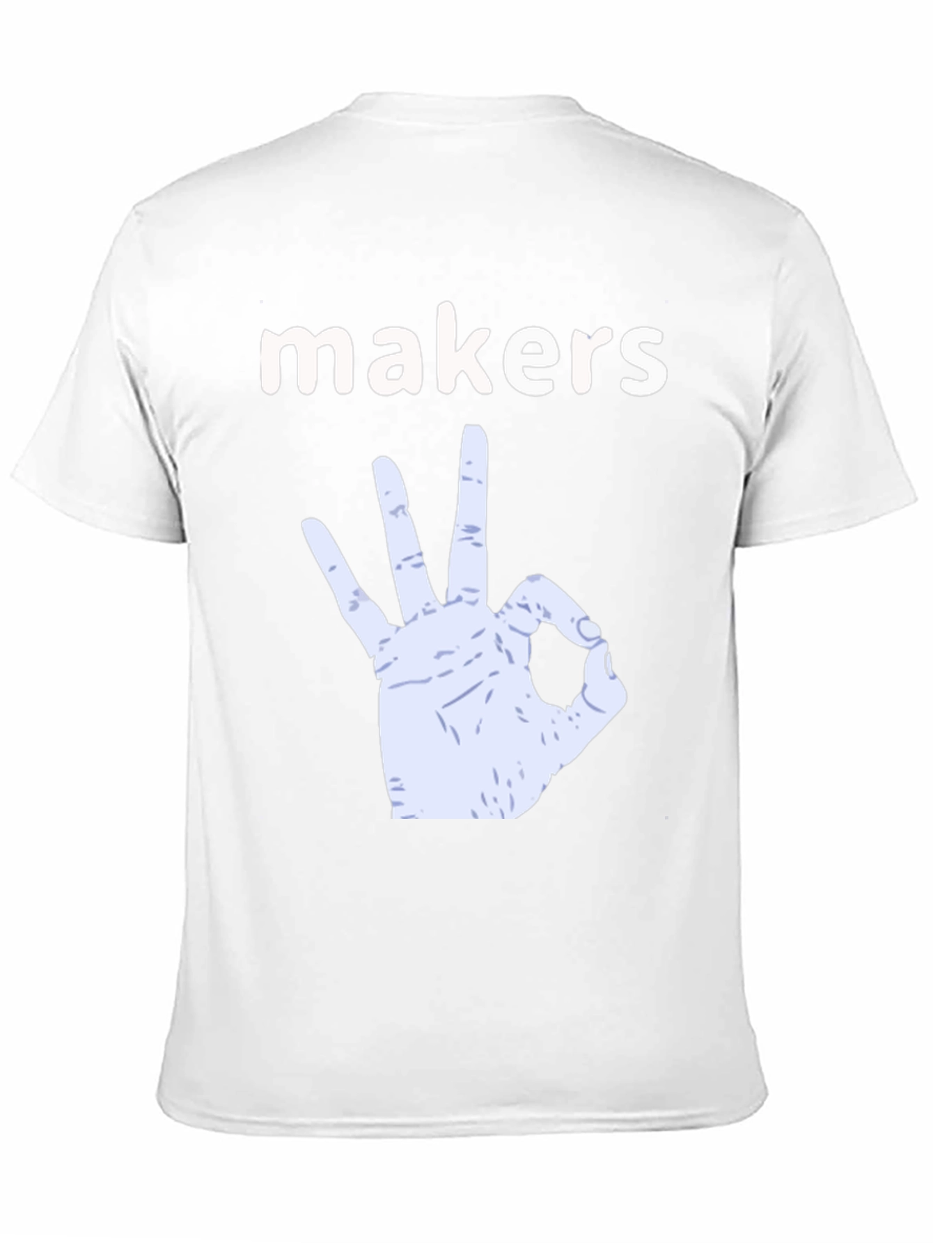 Black Makers Gesture Graphic T-Shirt - Black Cotton Tee view 11