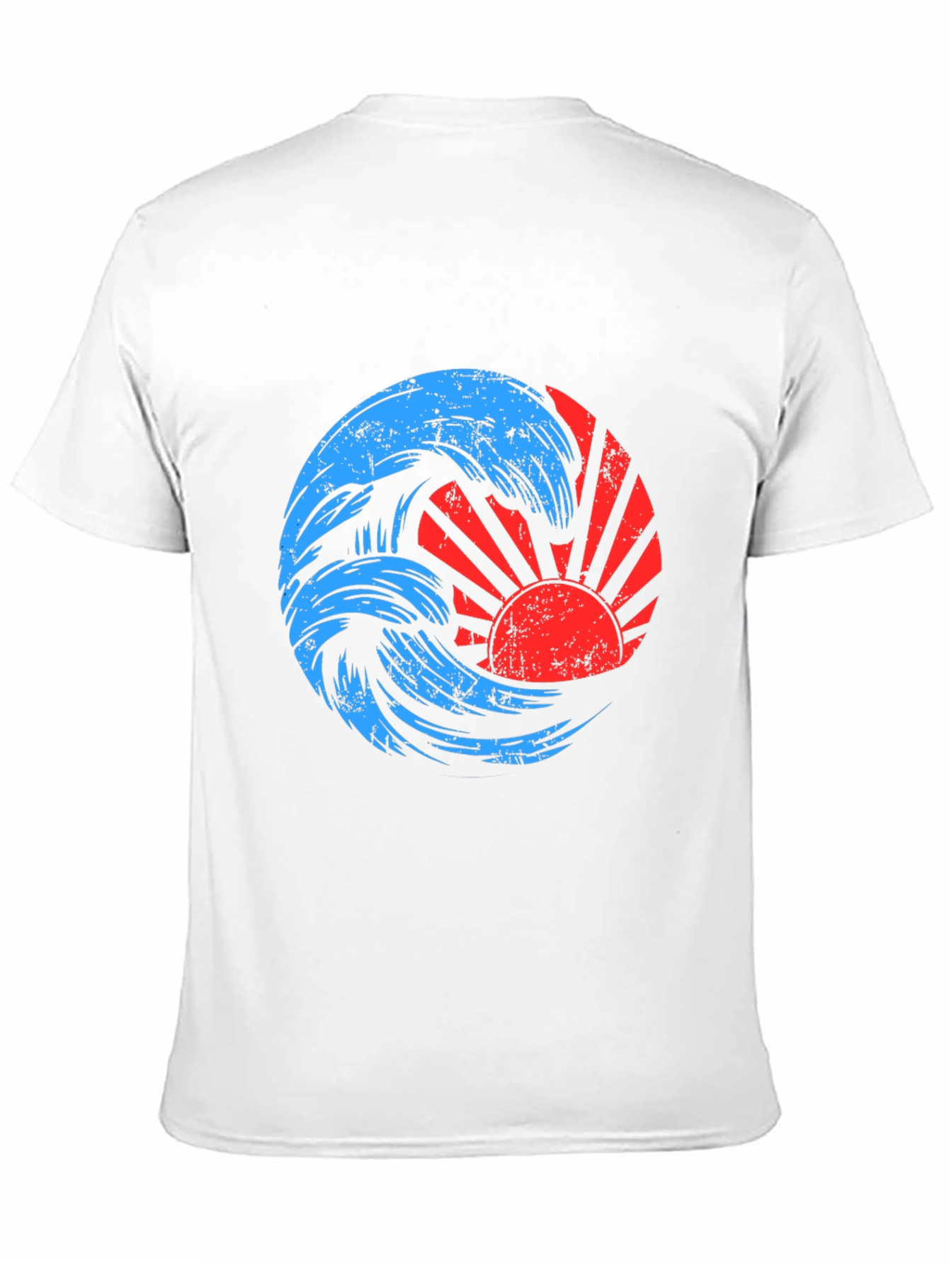 Black Retro Wave and Sun Graphic Tee view 11