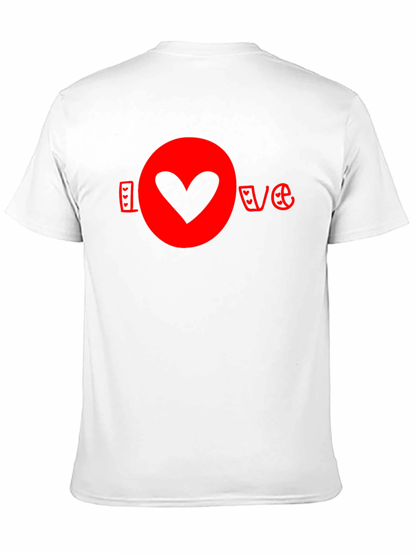 Black Love Heart Graphic Tee - Black T-Shirt view 11