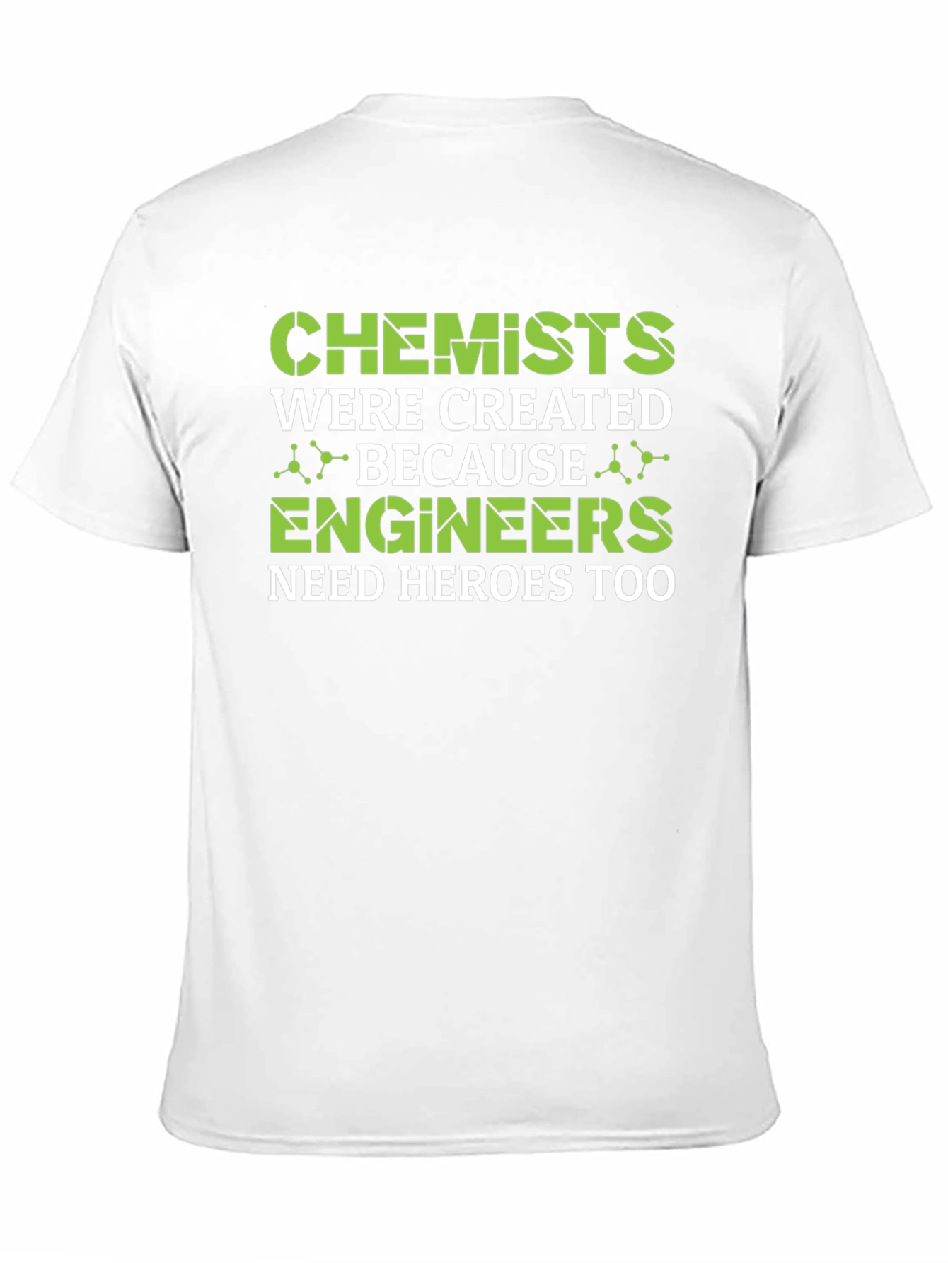 Black Chemist Engineer Hero Tee - Science Humor Graphic view 11