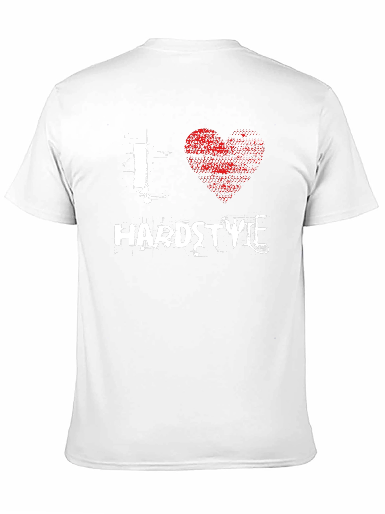 I Love Hardstyle T-Shirt, Black Graphic Tee - 11