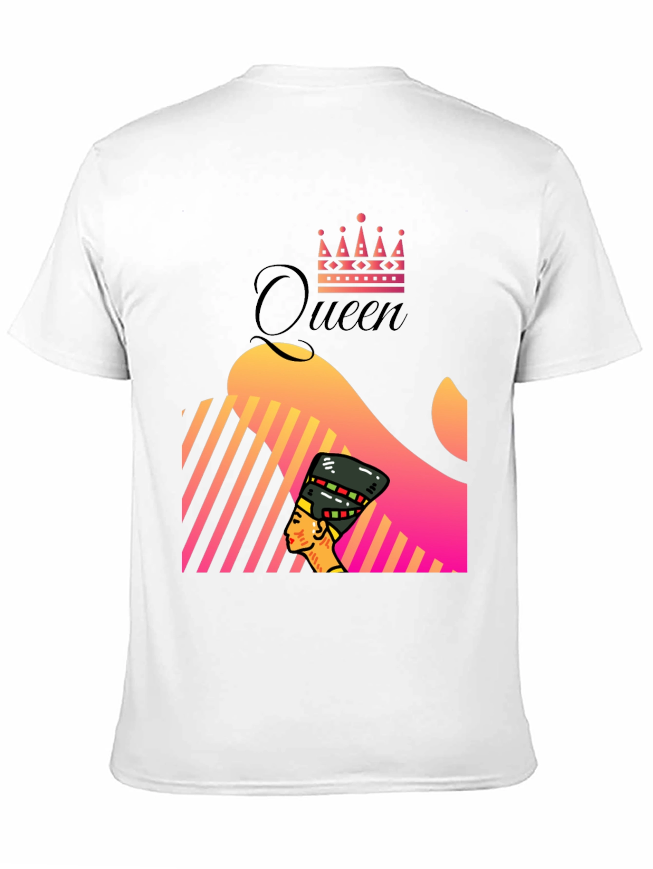Black Queen Nefertiti Graphic Tee - Unique Design view 11
