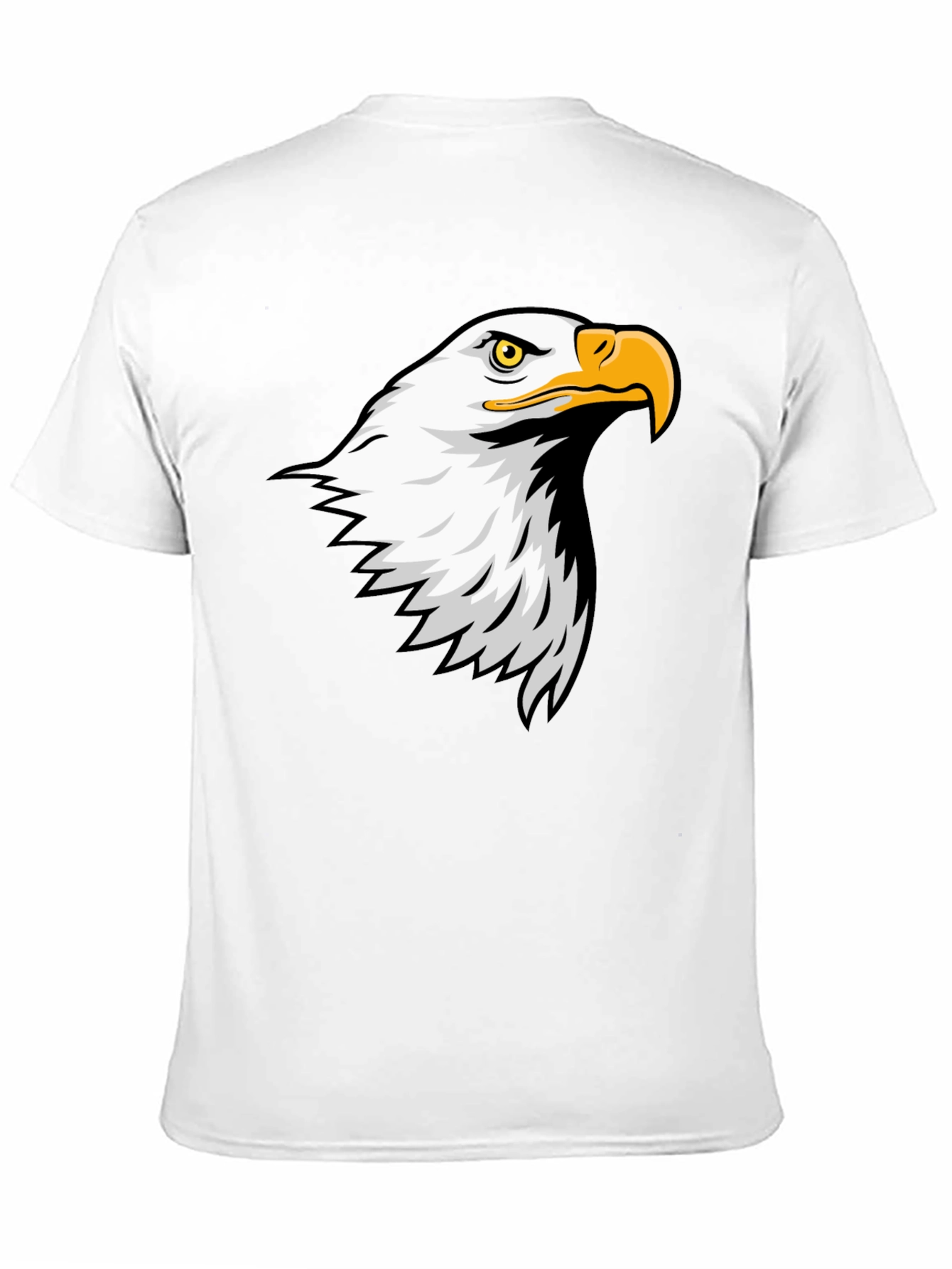Black Eagle Graphic Tee - Men's Black Cotton T-Shirt view 11