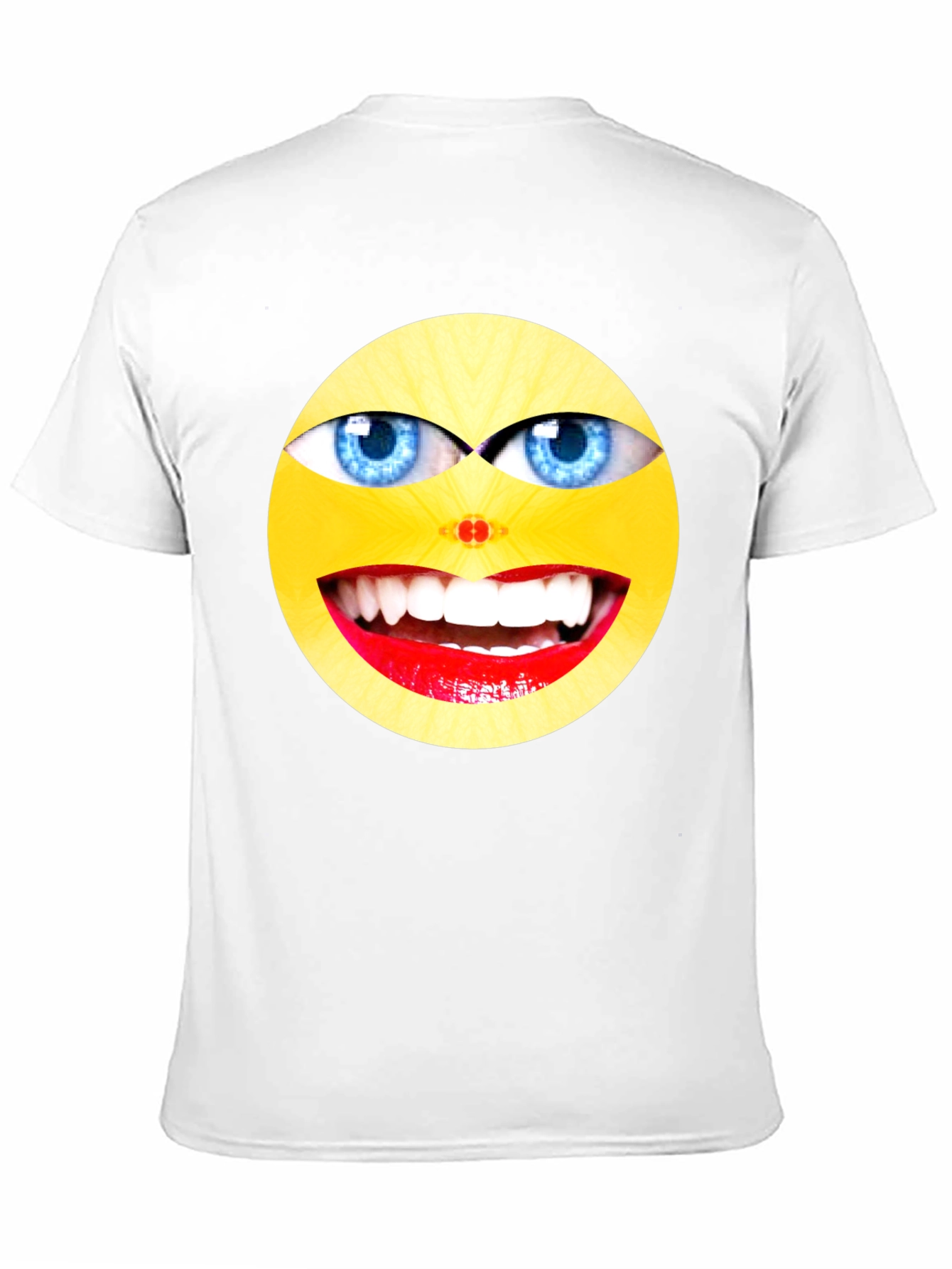 Black Funny Emoji Graphic Black T-Shirt view 11