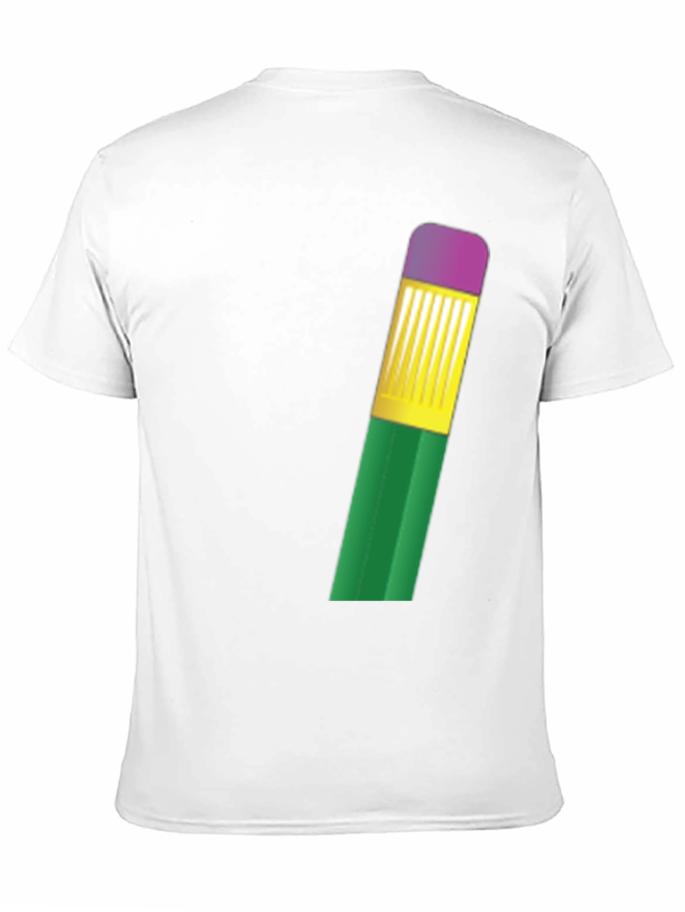 Black Novelty Pencil T-Shirt - Quirky Graphic Tee view 11