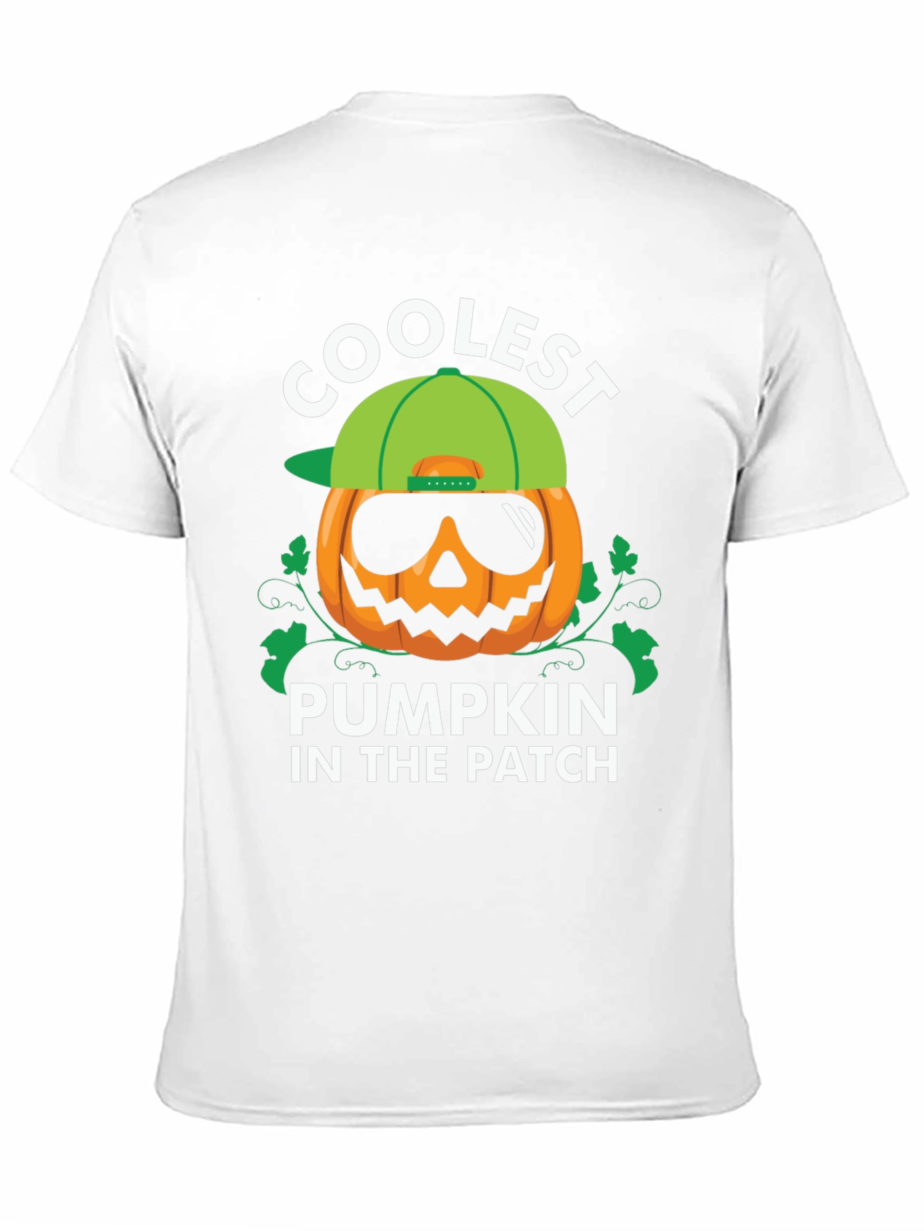 Black Coolest Pumpkin in the Patch Black T-Shirt view 11