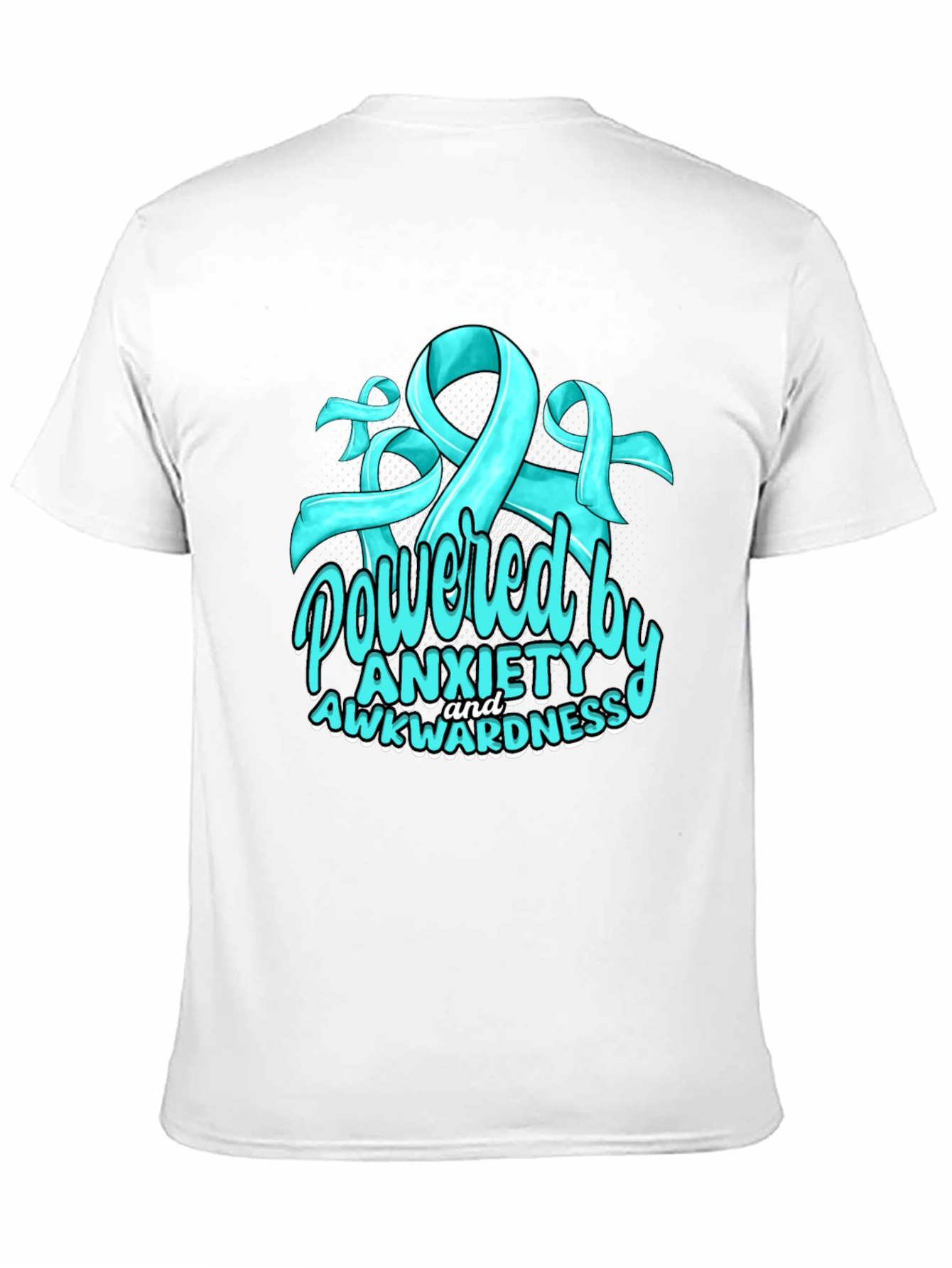 Black Anxiety & Awkwardness Tee - Mental Health Awareness Shirt view 11