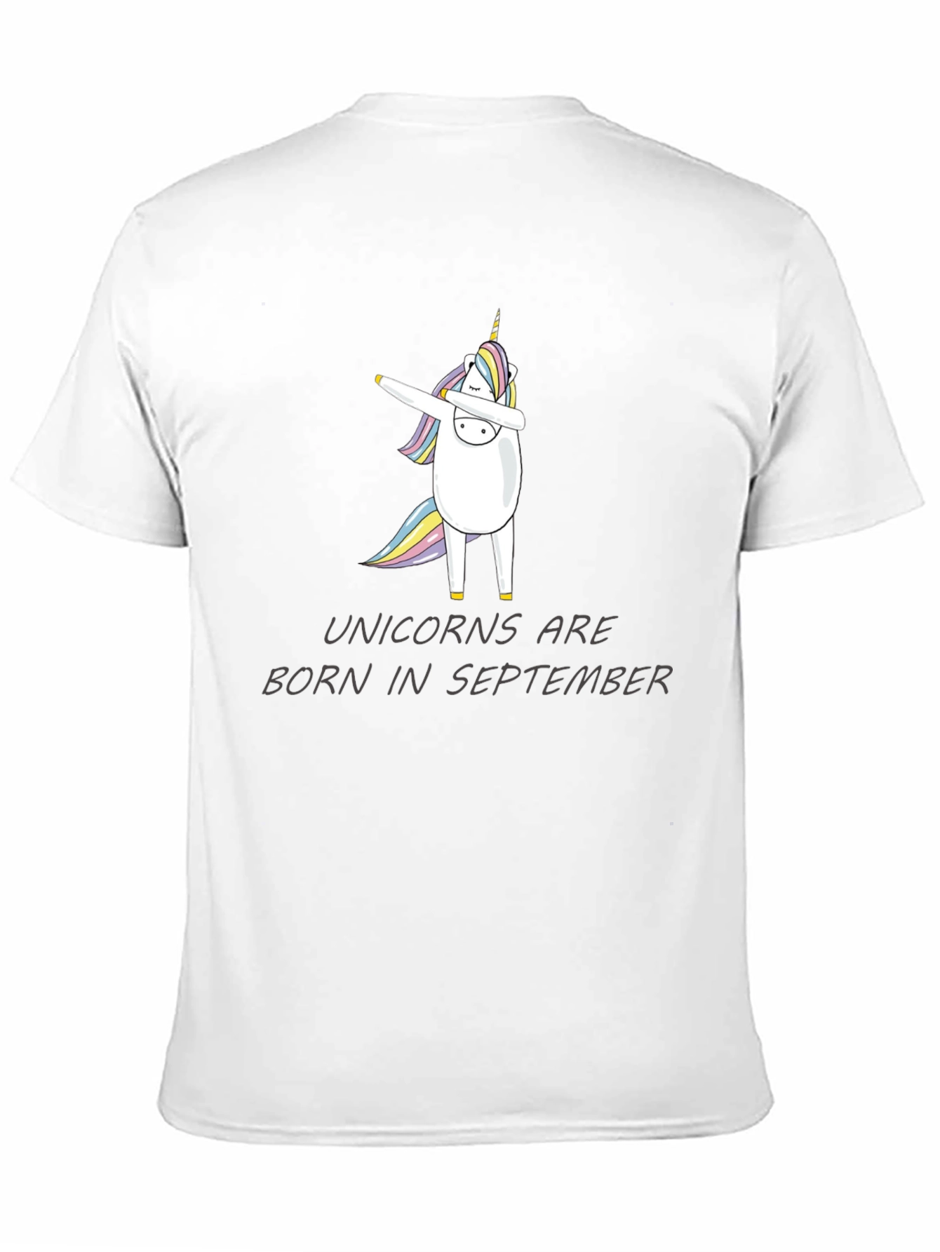 Black Unicorns Born in September Dab T-Shirt view 11