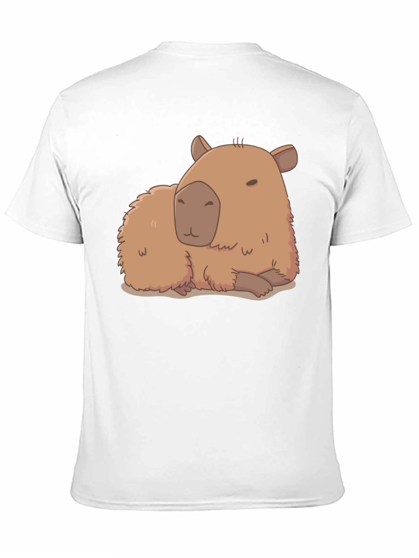 Black Capybara Graphic Tee - Relaxed Fit Cotton T-Shirt view 11