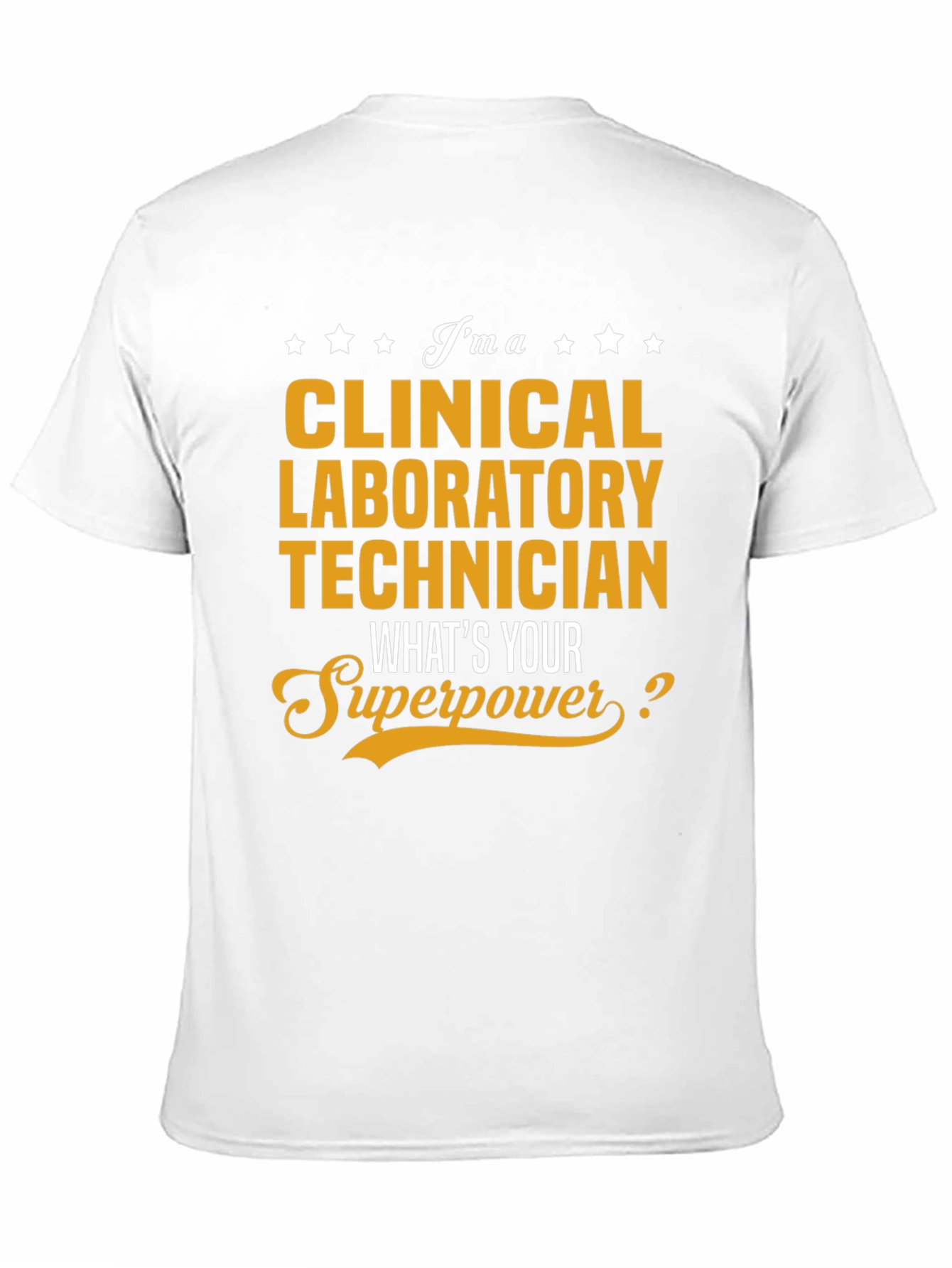 Black Clinical Lab Tech Superpower T-Shirt view 11